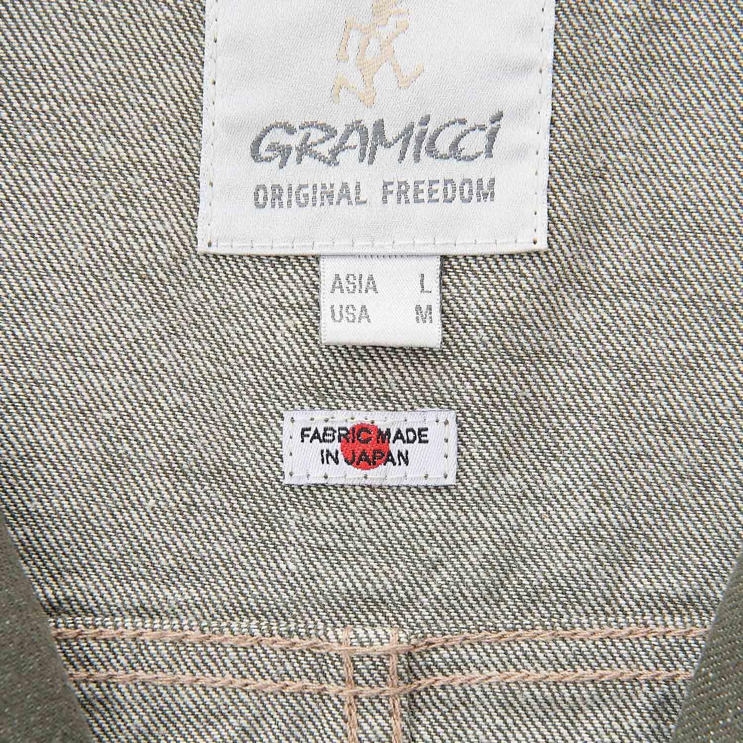 Gramicci Japanese Slub Denim Jacket - Dark Sage