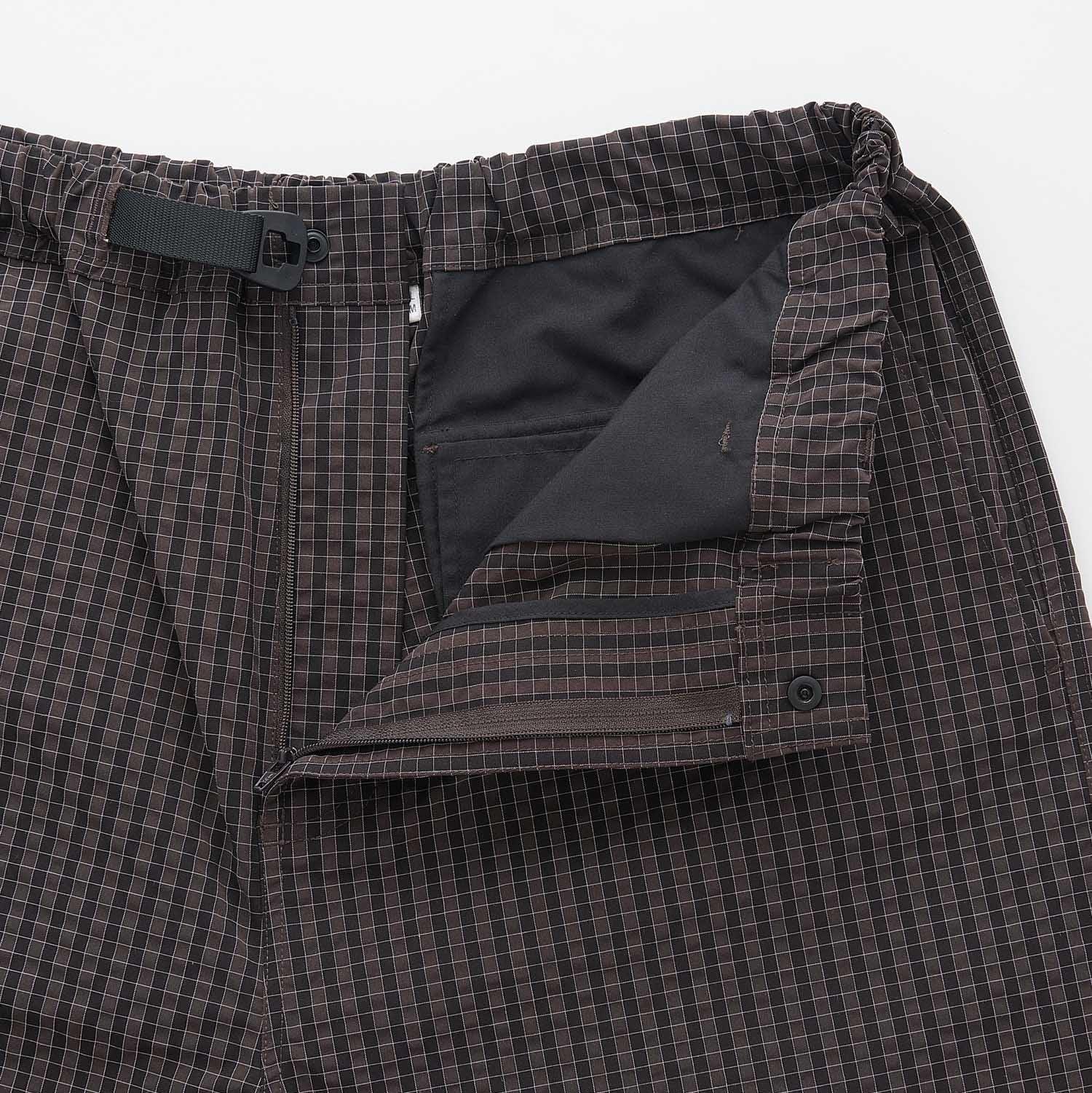 Gramicci Northside Plaid Pant - Deep Brown
