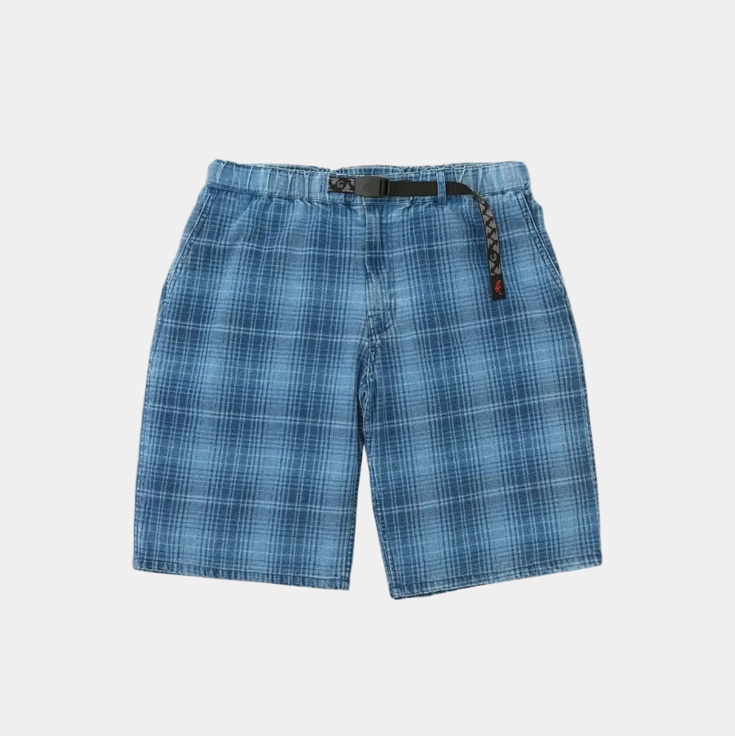 Gramicci OG Denim Lagoon Short - Indigo Checkered Plaid