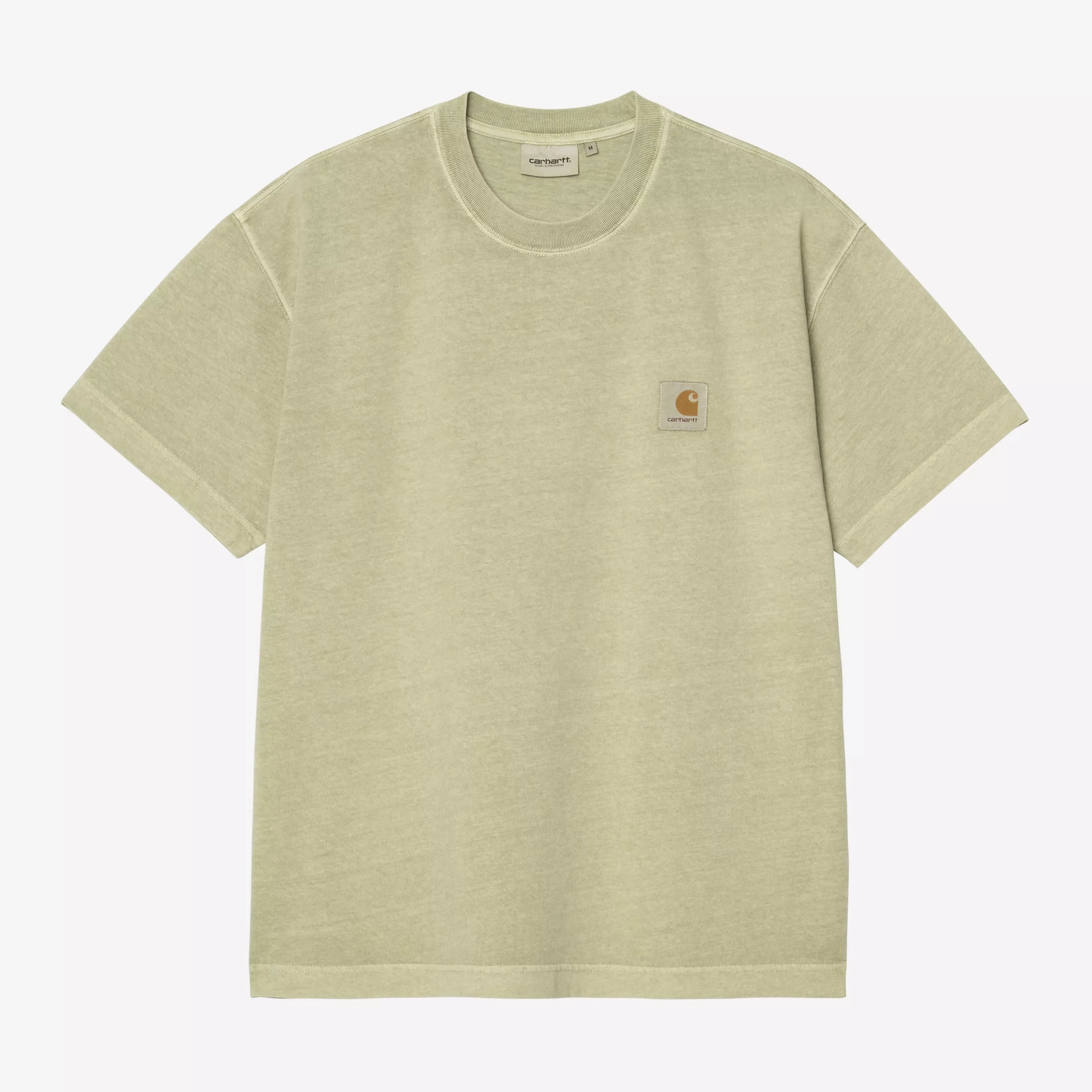 Carhartt WIP Nelson T-Shirt - Gentle Green Garment Dyed - Never Never