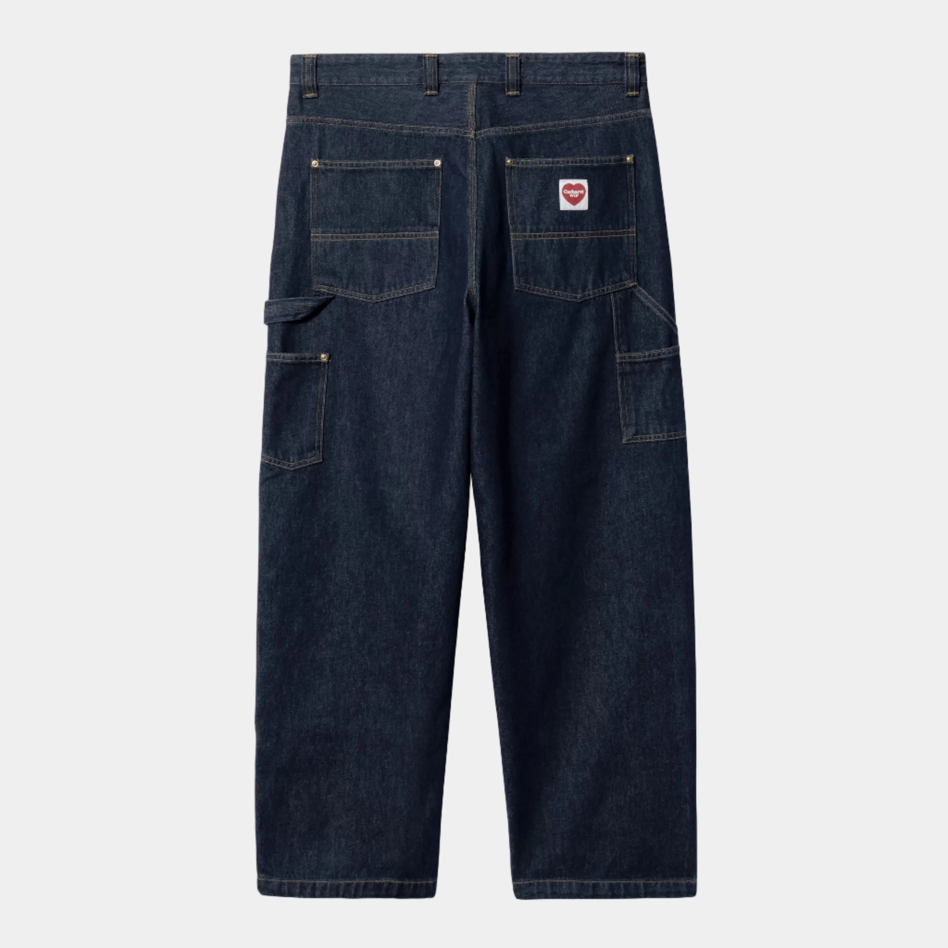 Carhartt WIP Nash Double Knee Pant - Blue Rinsed