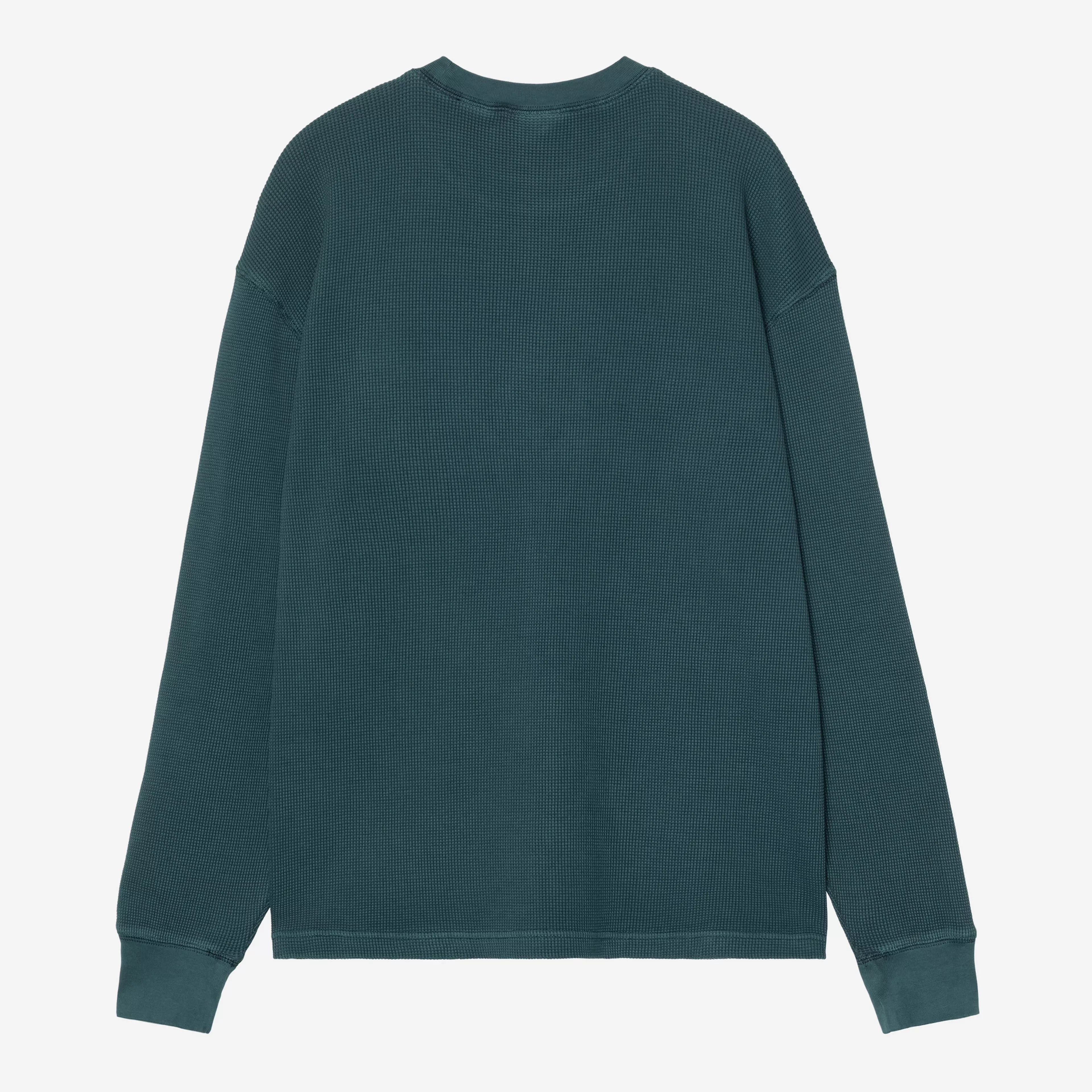 Carhartt WIP L/S Vista Waffle T-Shirt - Deep Lagoon