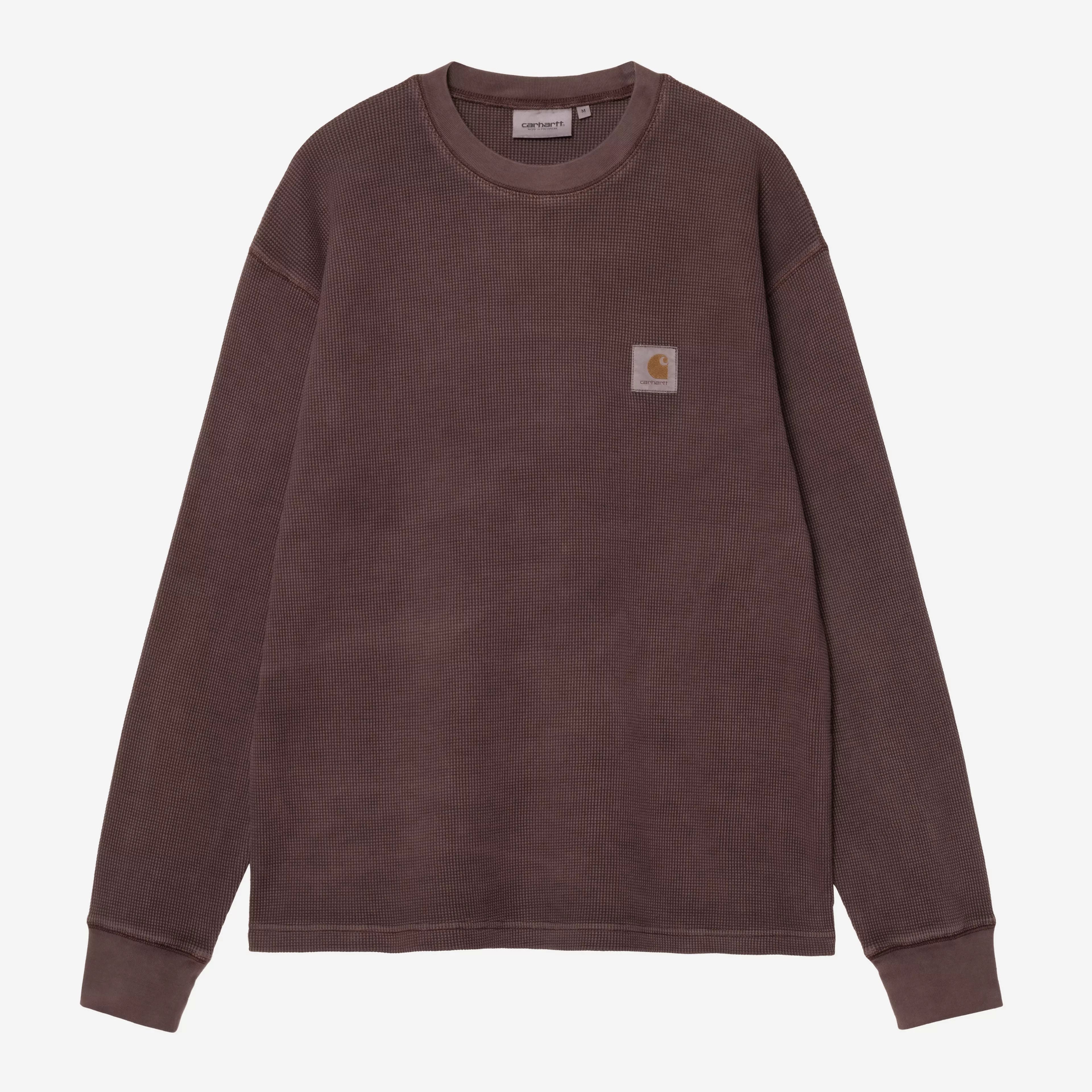 Carhartt WIP L/S Vista Waffle T-Shirt - Palisander