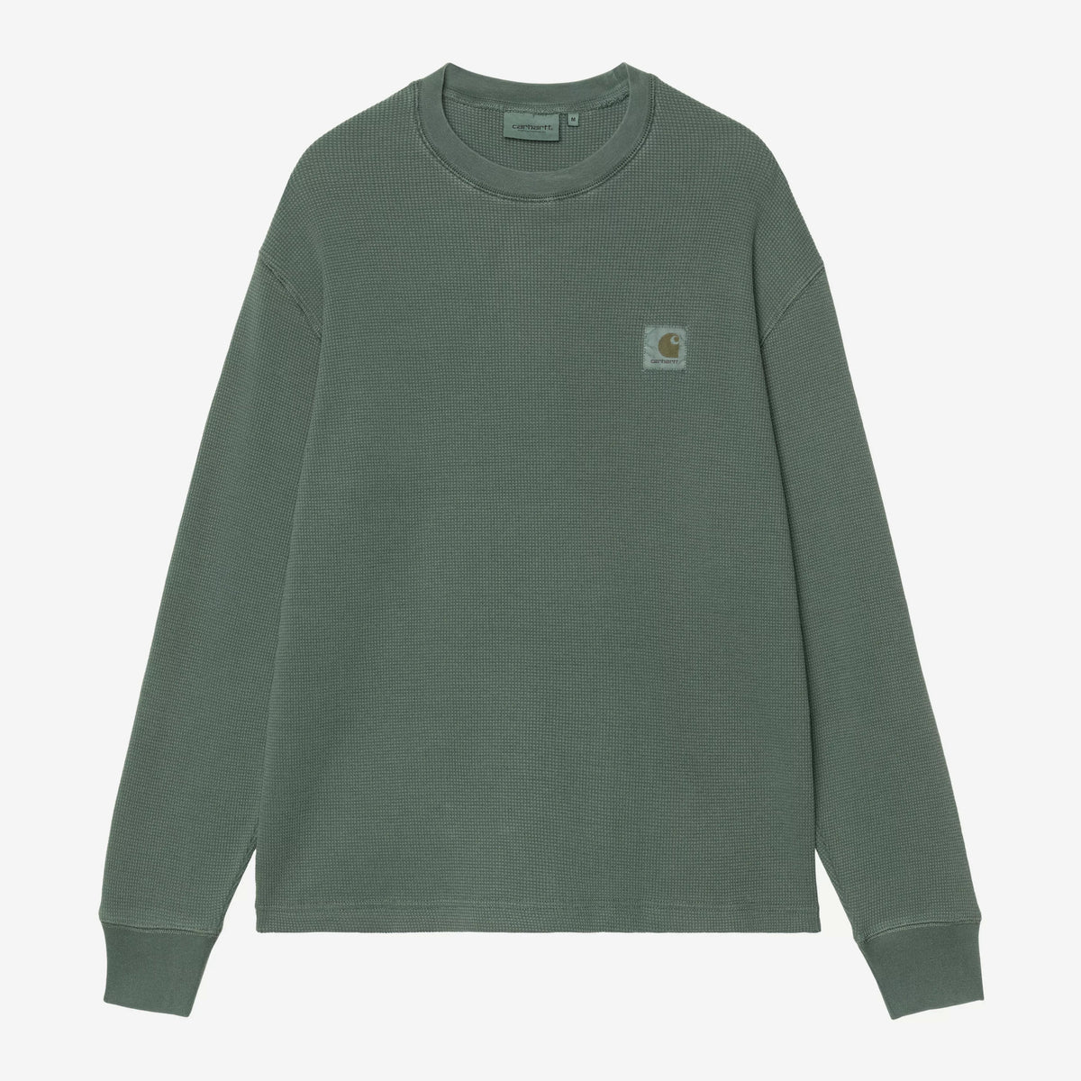Carhartt WIP L/S Vista Waffle T-Shirt - Dark Scarab