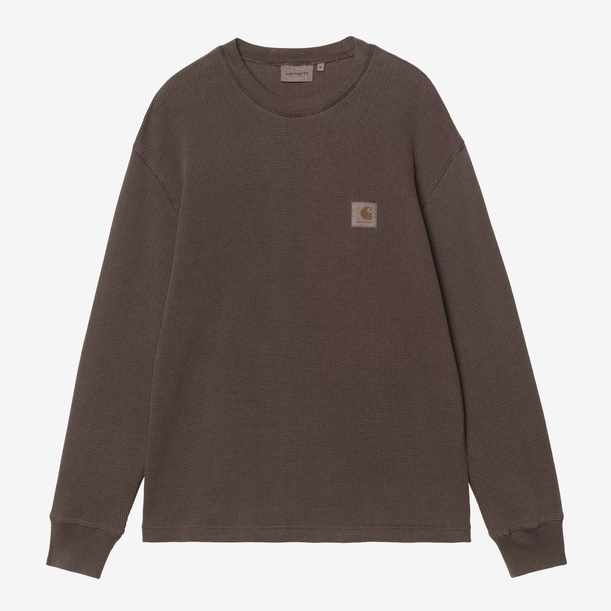 Carhartt WIP L/S Vista Waffle T-Shirt - Tobacco
