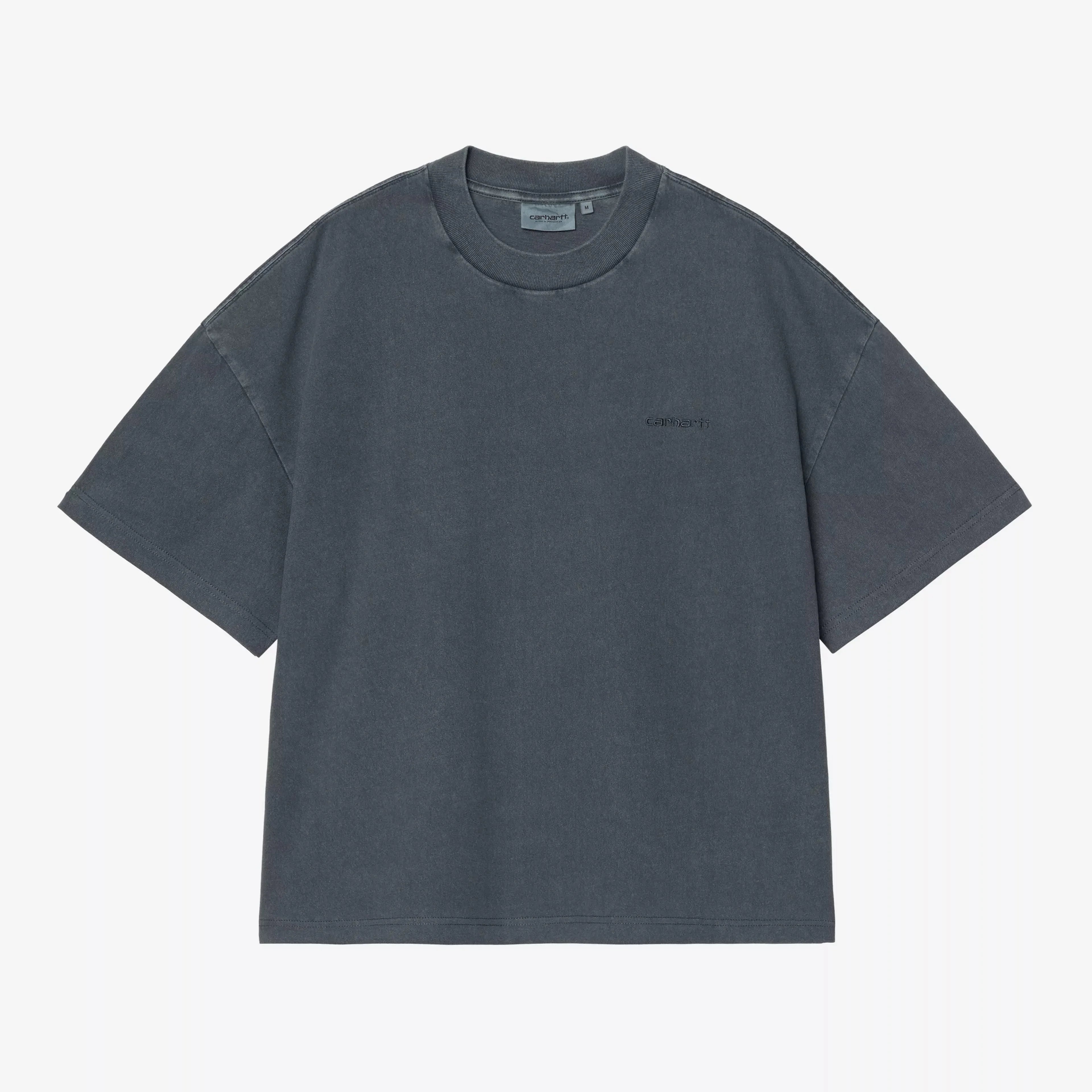 Carhartt WIP Benton T-Shirt - Carbon Garment Dyed - Never Never