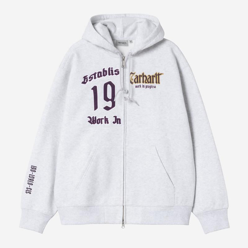 Carhartt WIP Hooded Dual Sweat Jacket - Ash Heather