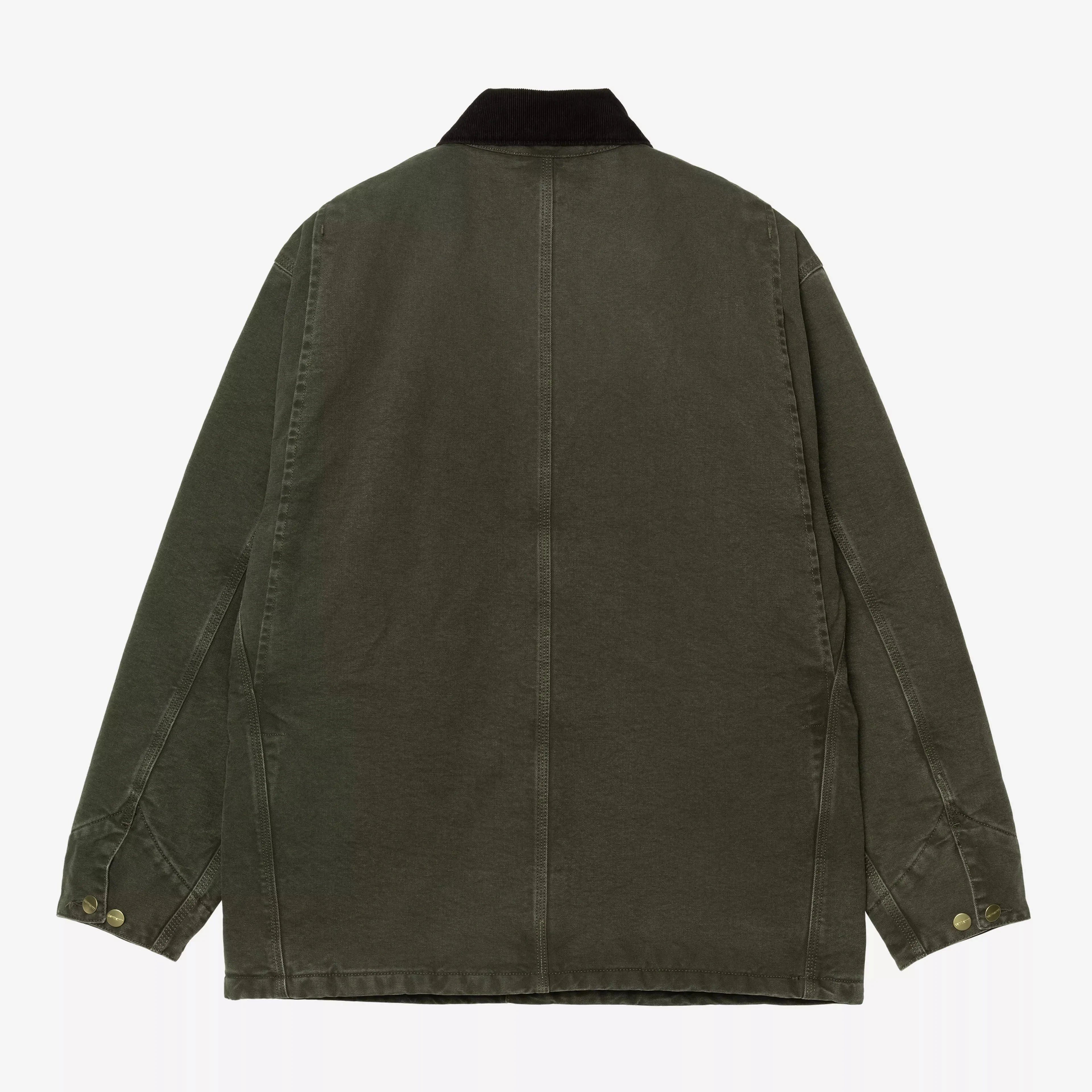 Carhartt WIP OG Chore Coat - Olive/Black Stone Canvas