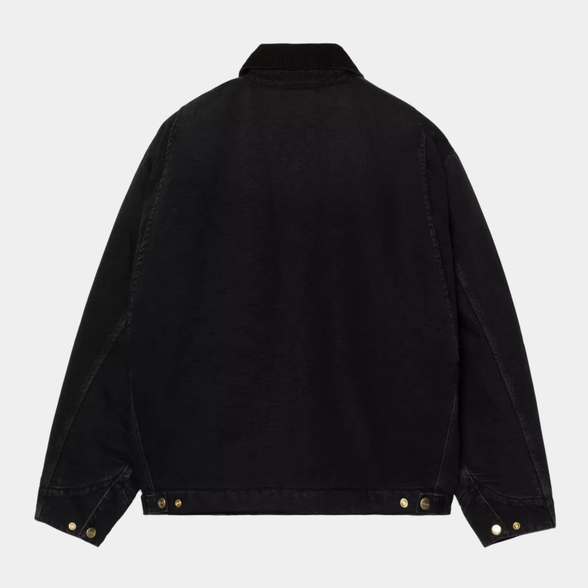 Carhartt WIP OG Detroit Jacket (Winter) - Dearborn Canvas Black / Black Stone Canvas