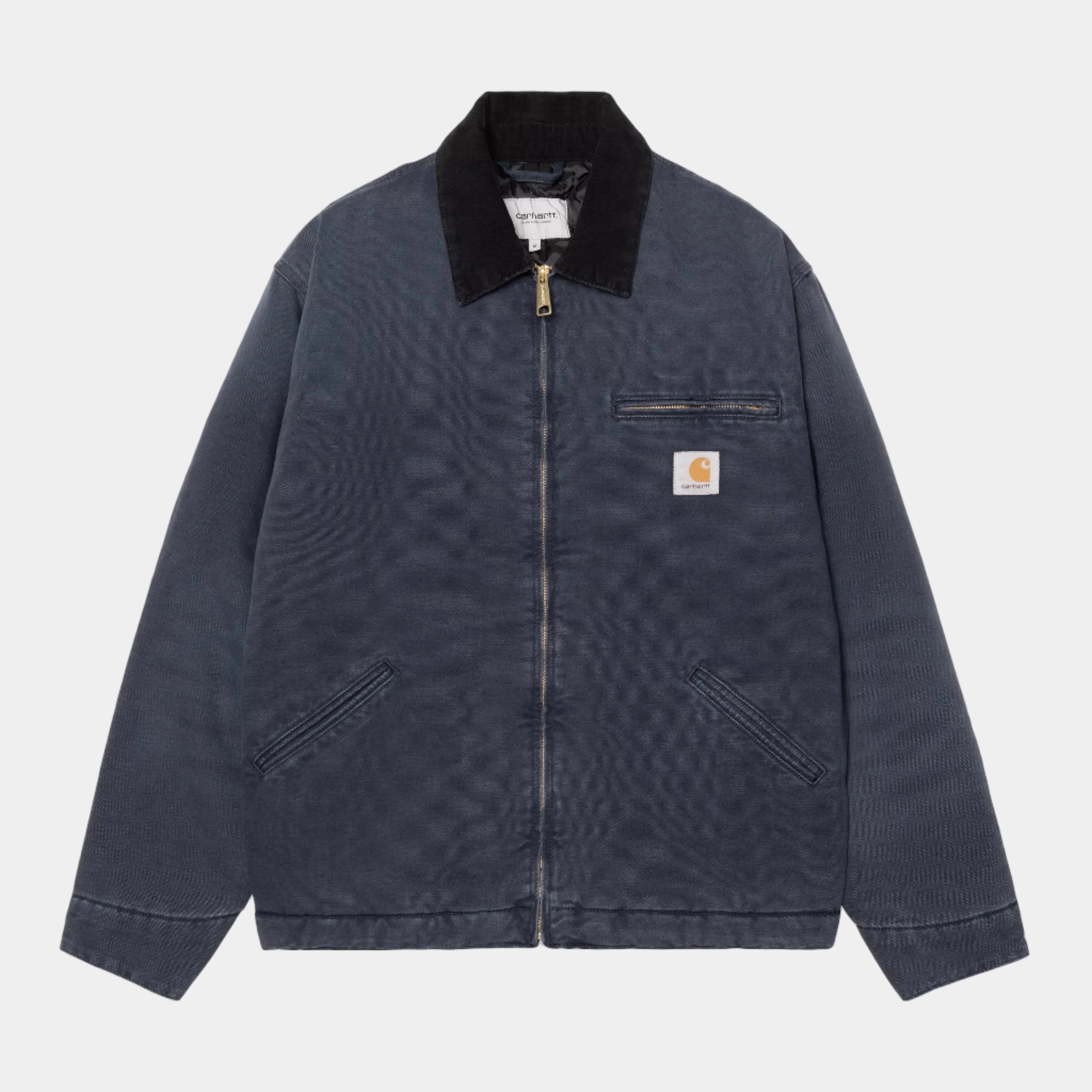 Carhartt WIP OG Detroit Jacket (Winter) - Dark Navy/Black Stone Canvas