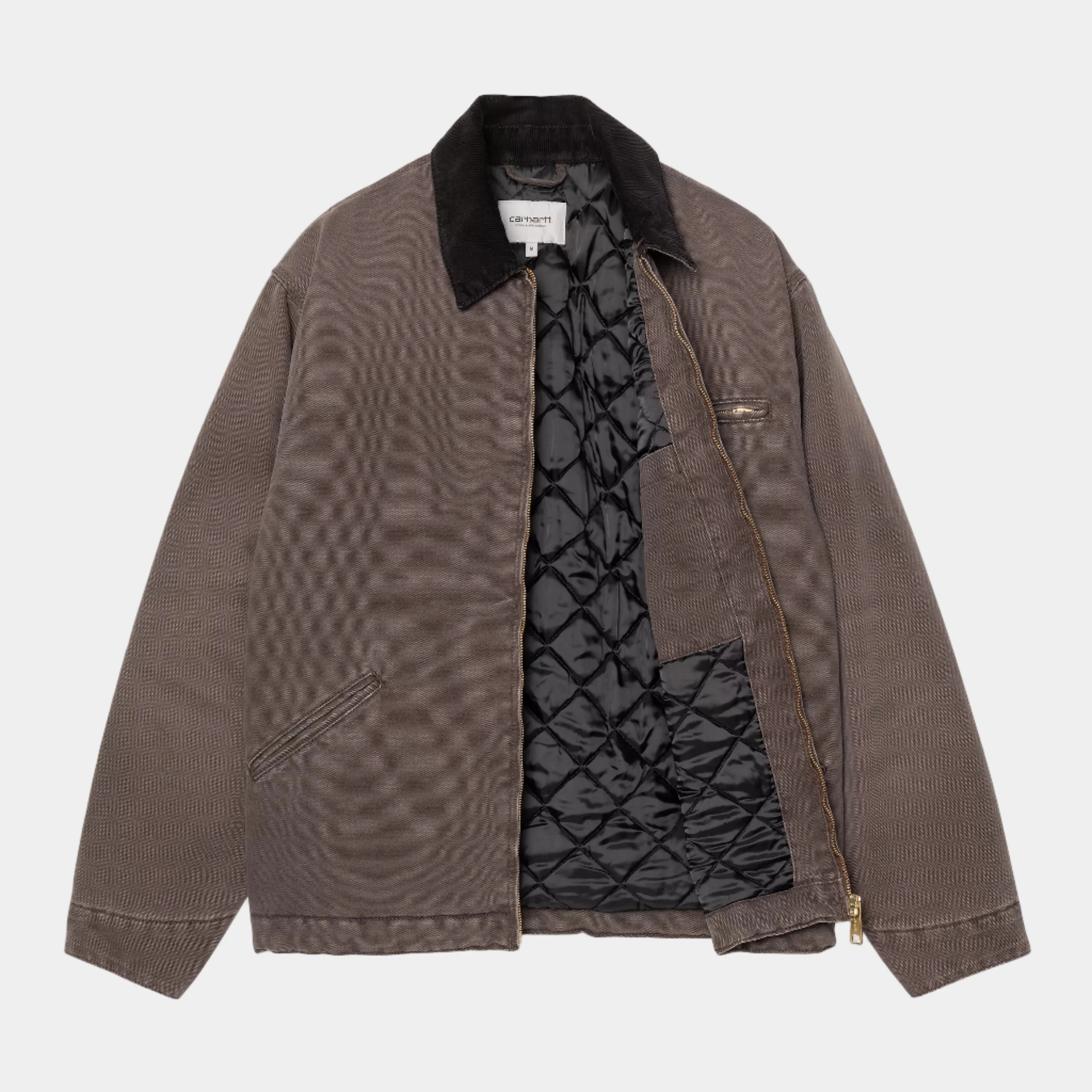 Carhartt WIP OG Detroit Jacket (Winter) - Tobacco/Black Stone Canvas