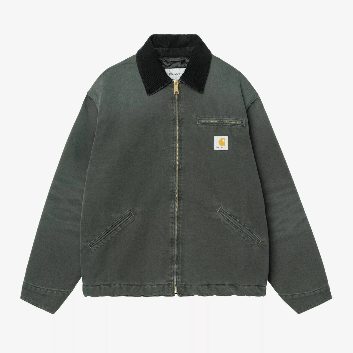 Carhartt WIP OG Detroit Jacket (Winter) - Dearborn Canvas Raven / Black Stone Canvas