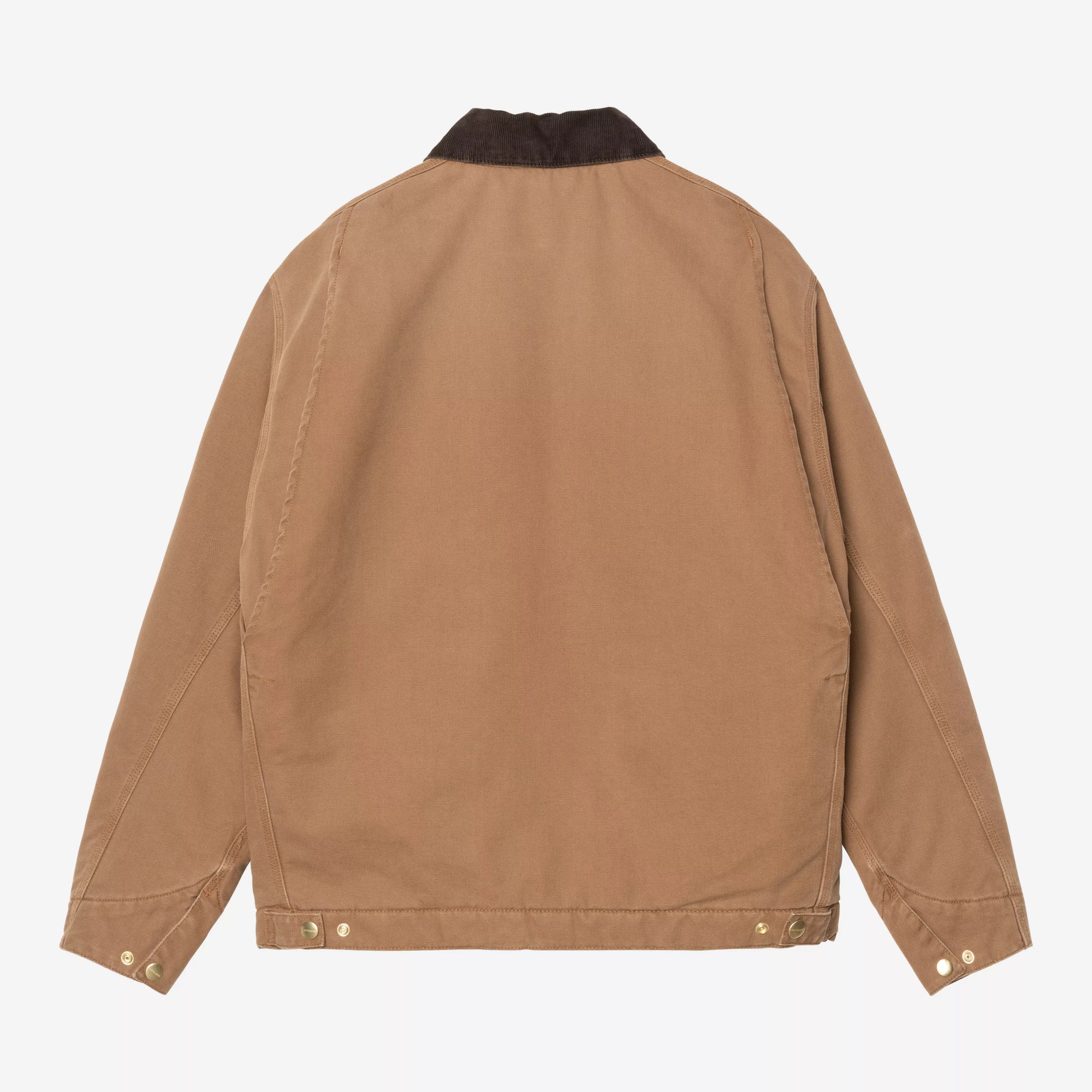 Carhartt WIP OG Detroit Jacket (Winter) - Dearborn Canvas Hamilton Brown/ Tobacco Stone Canvas
