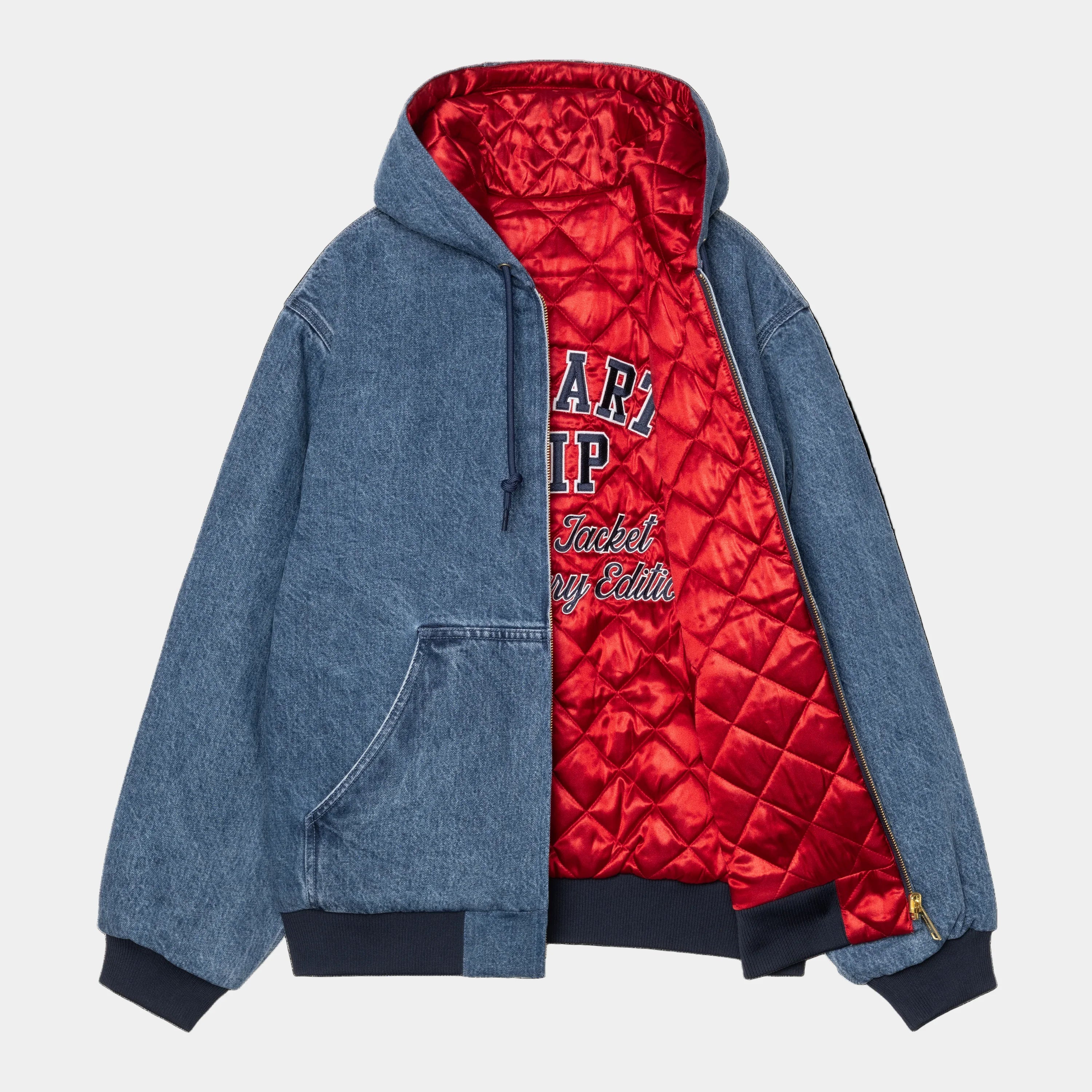 Carhartt WIP 50 Years Anniversary OG Active Jacket Denim - Blue/USA Red