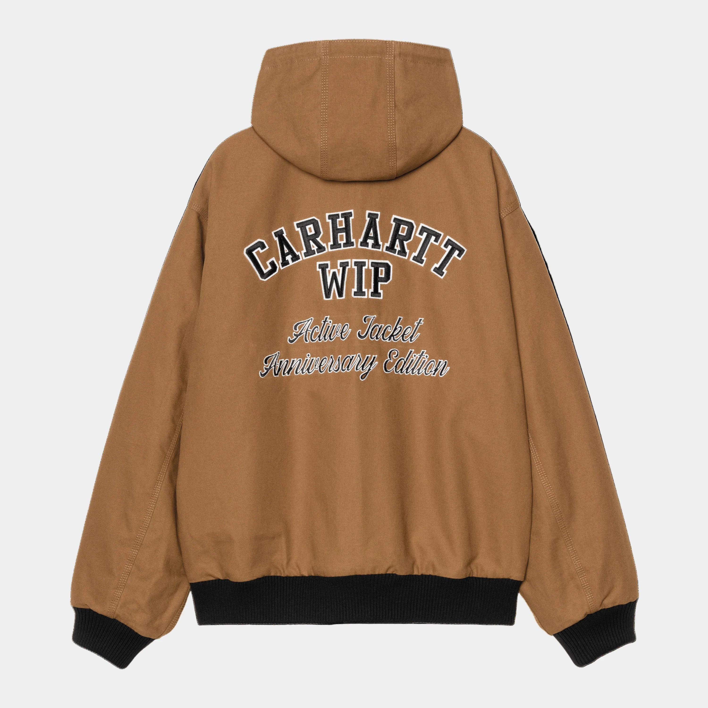 Carhartt WIP 50 Years Anniversary OG Active Jacket Leather - Black/Hamilton Brown