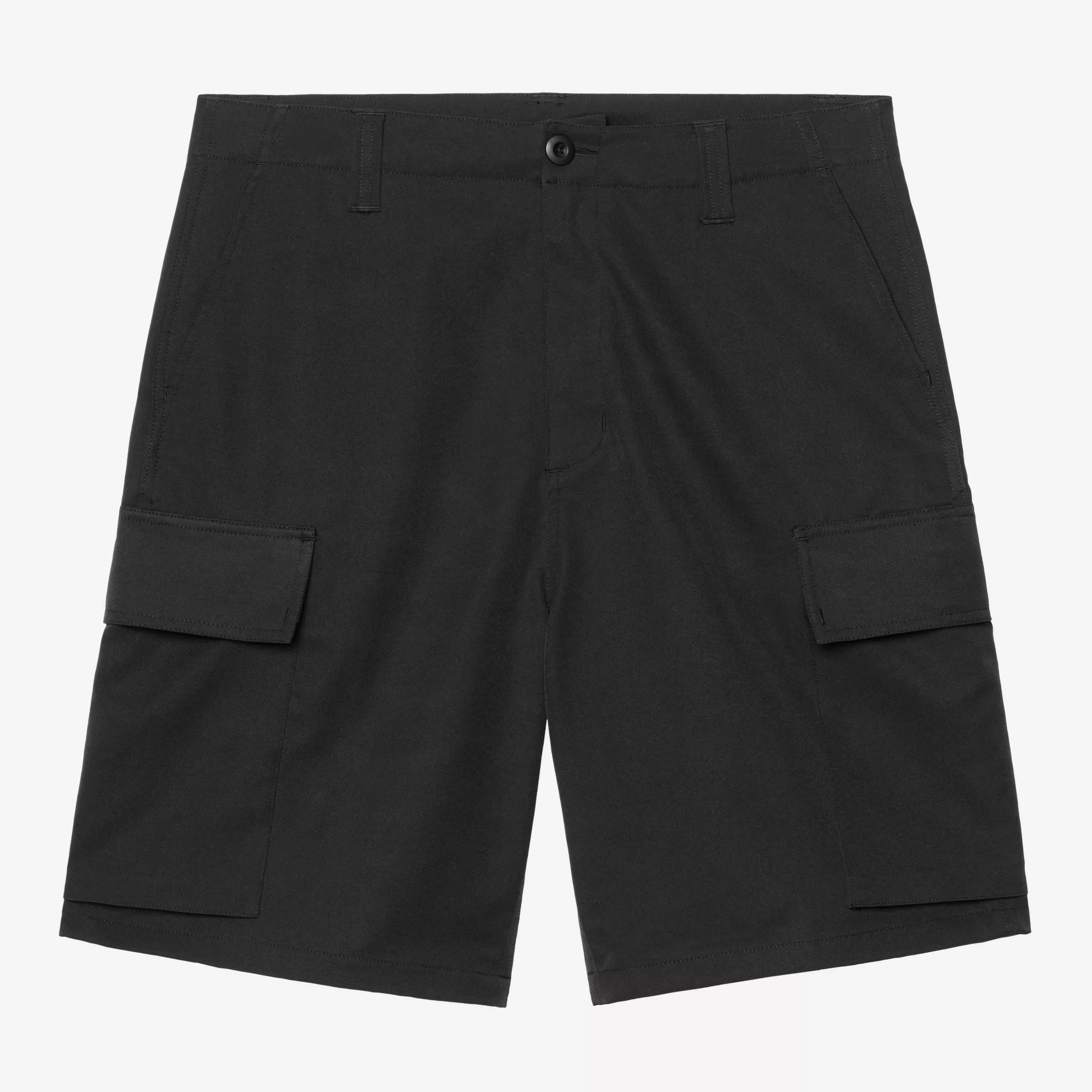 Carhartt WIP Kade Cargo Short - Black Stone Washed - Never Never