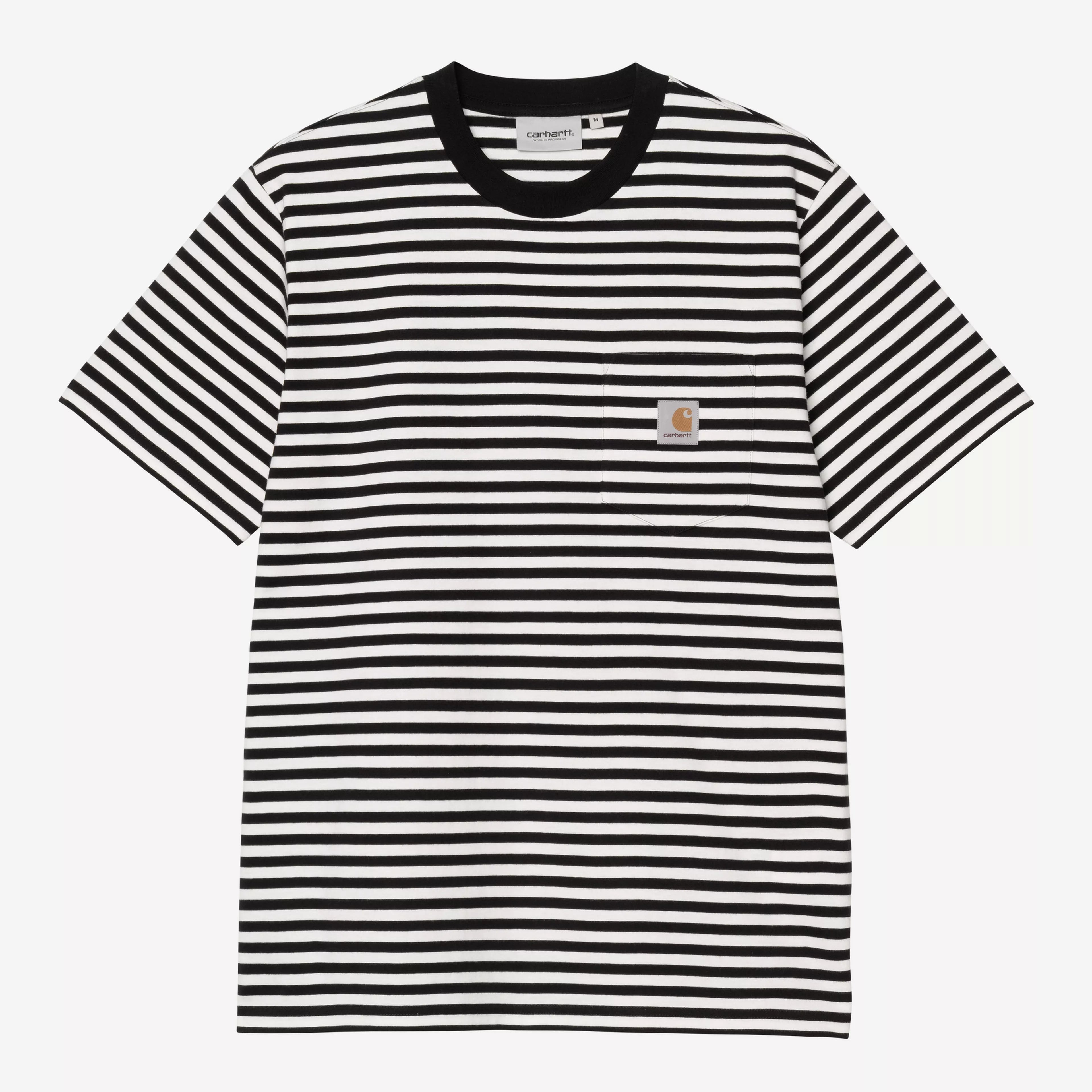 Carhartt WIP Ezra Pocket T-Shirt - Black/Wax