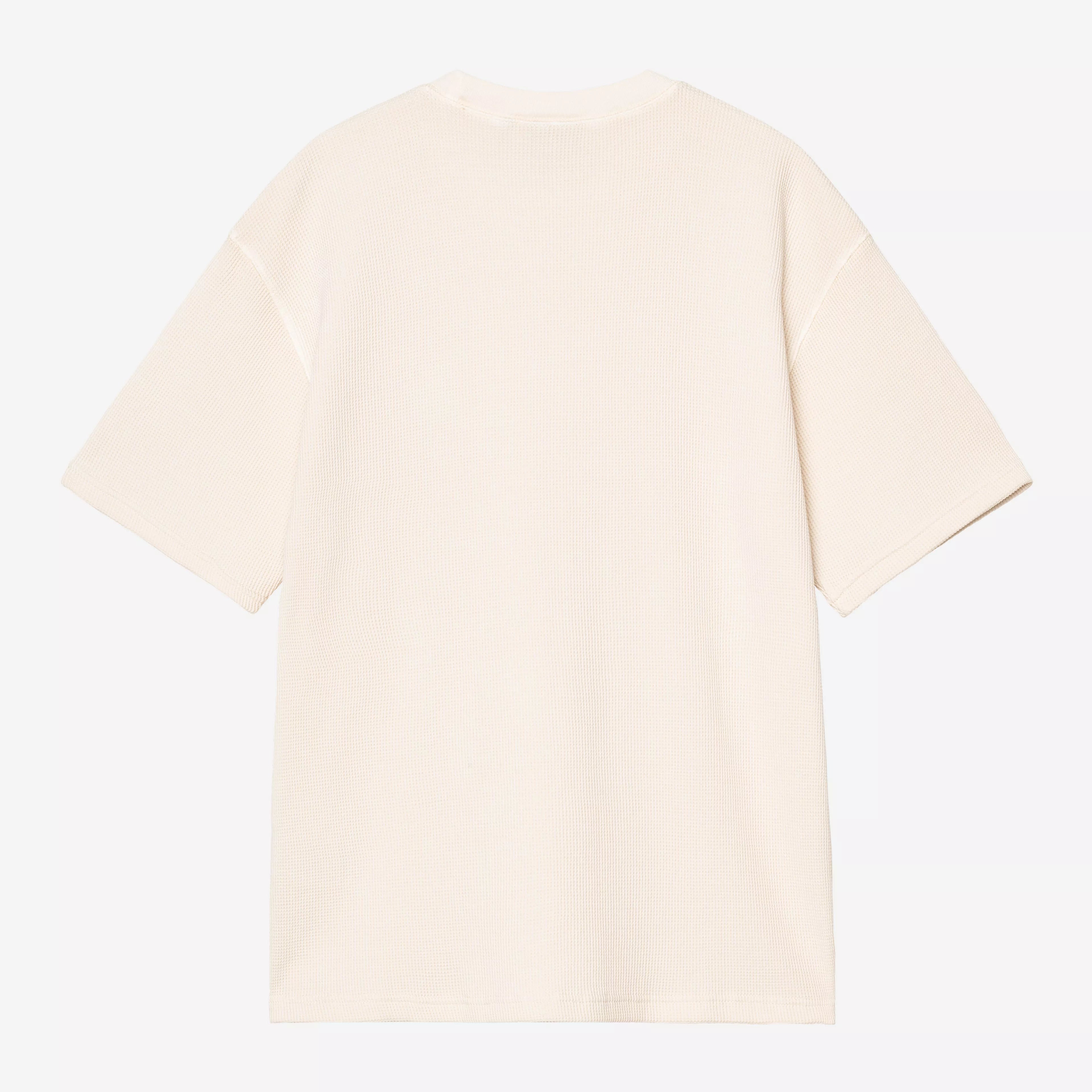 Carhartt WIP Nelson Waffle T-Shirt - Natural Garment Dyed