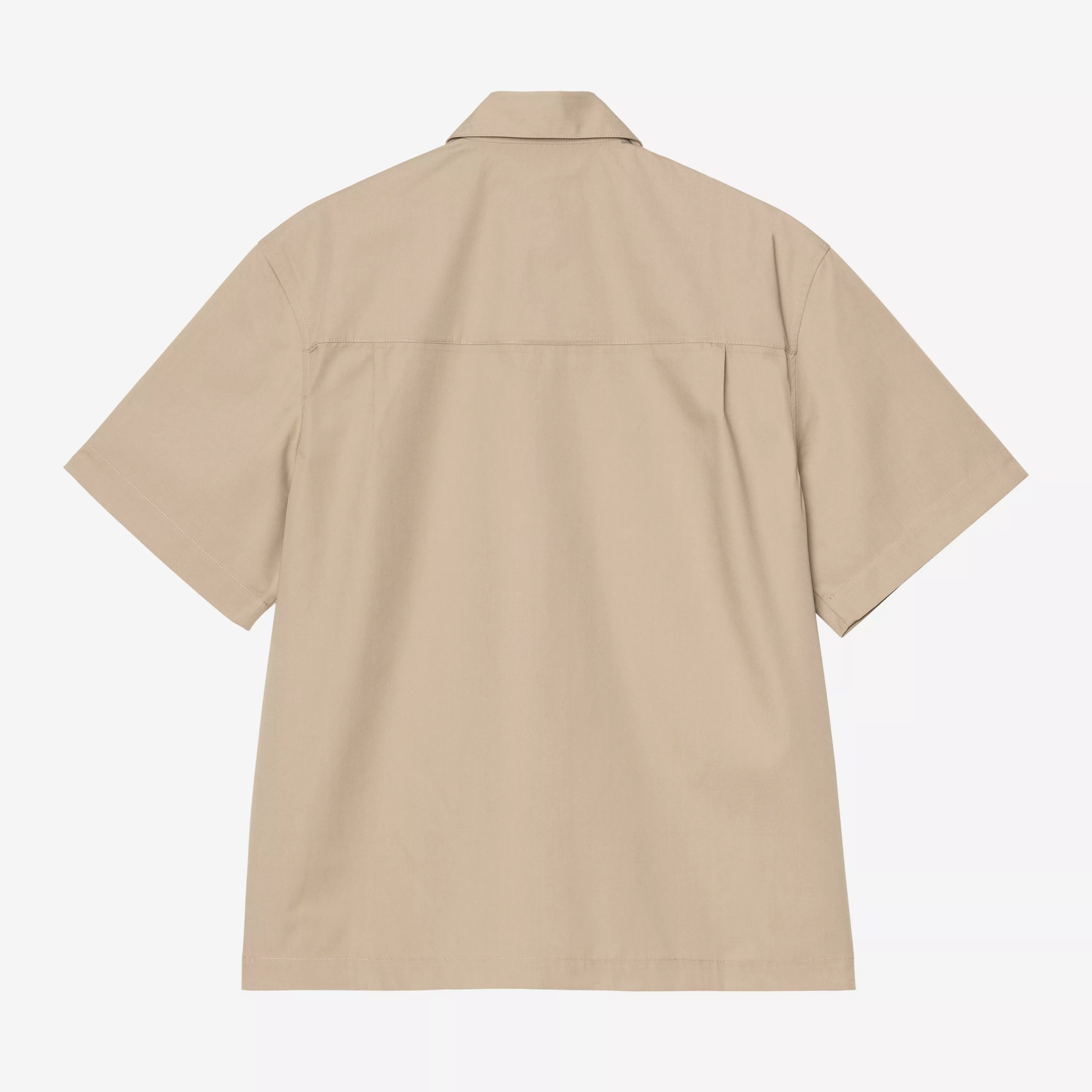 Carhartt WIP S/S Postal Zip Shirt - Iroko/Black