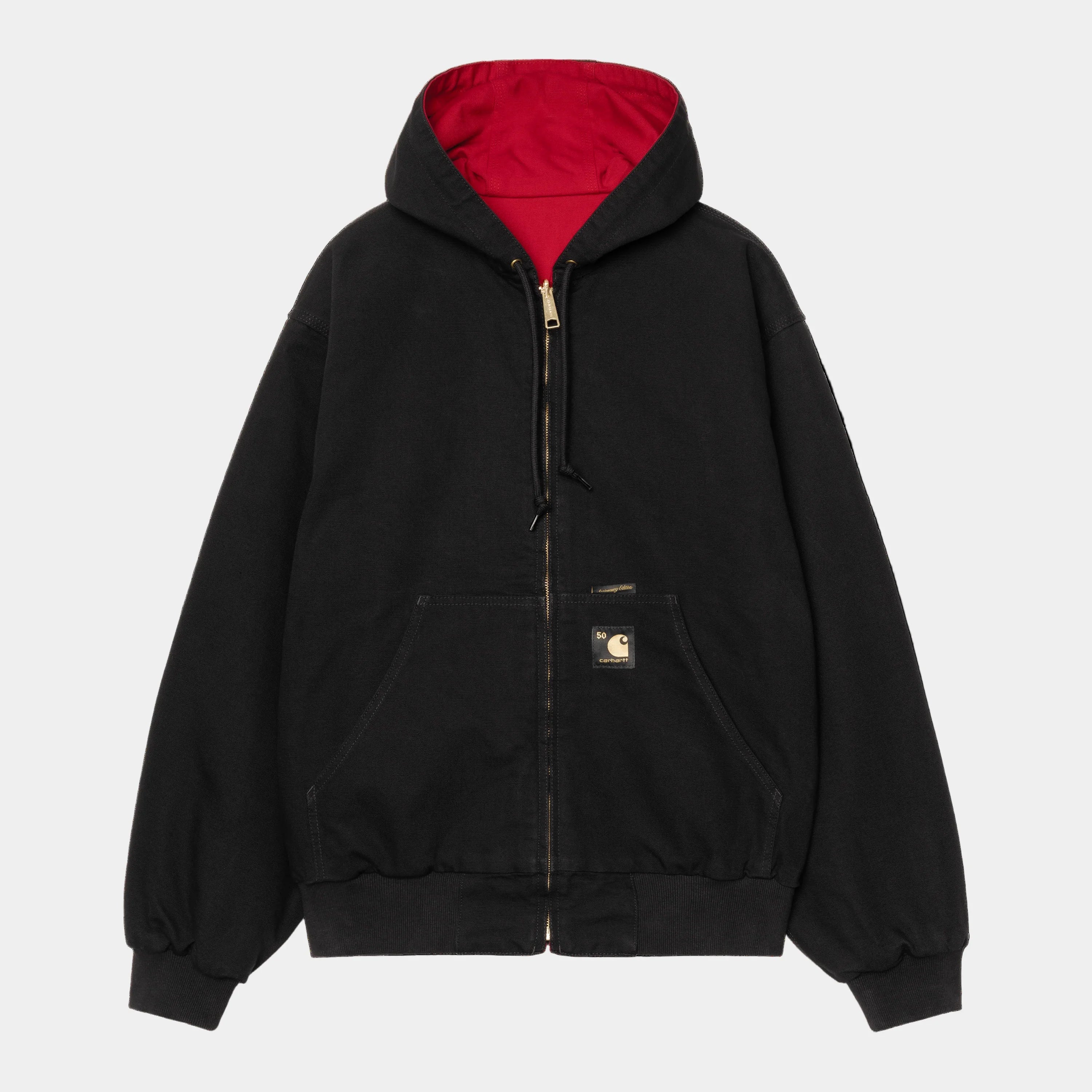 Carhartt WIP 50 Years Anniversary OG Active Jacket Canvas - Black/USA Red