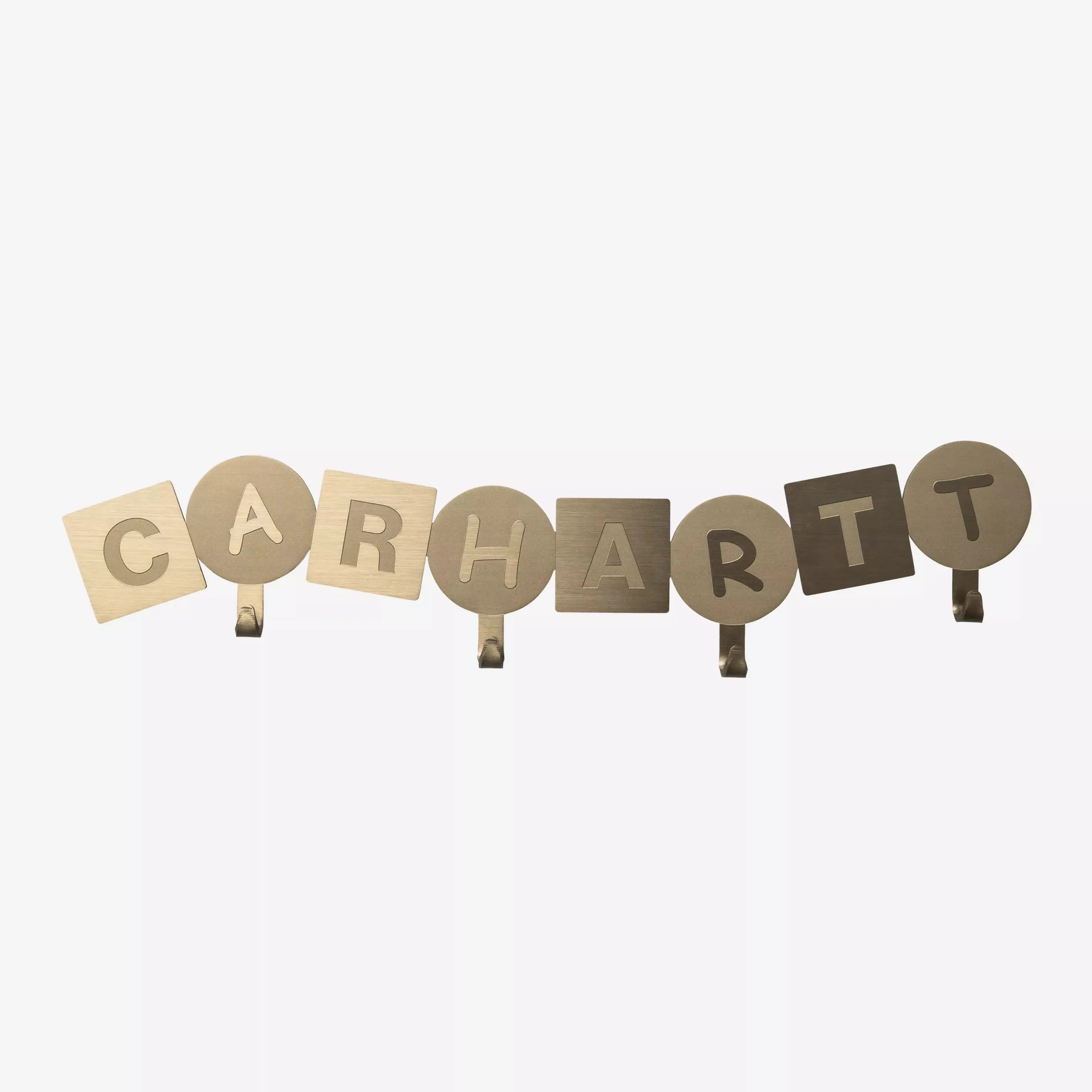 Carhartt WIP ABC Wall Coat Hanger - Gold - Never Never