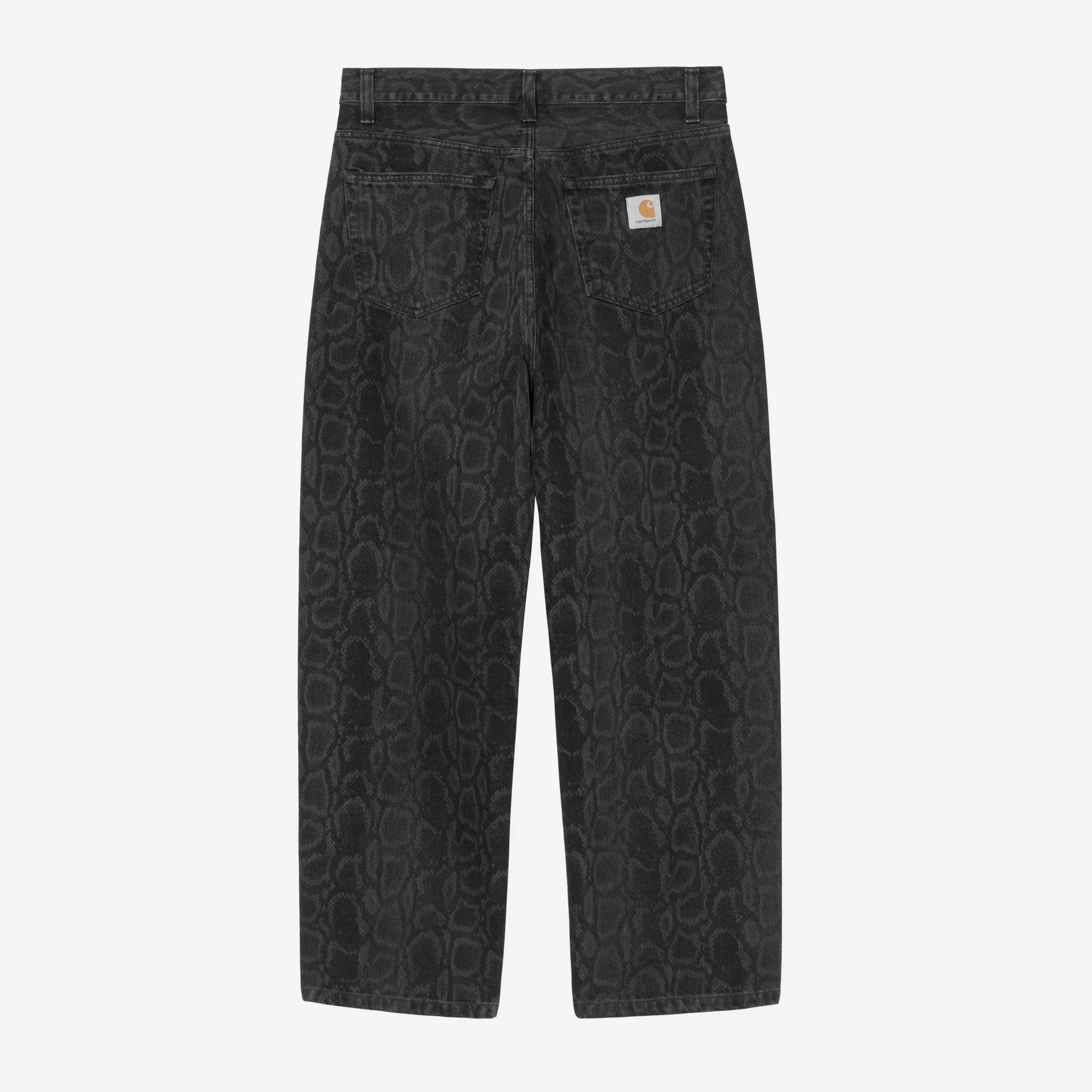 Carhartt WIP Landon Pant - Snake Camo Black Stone Washed