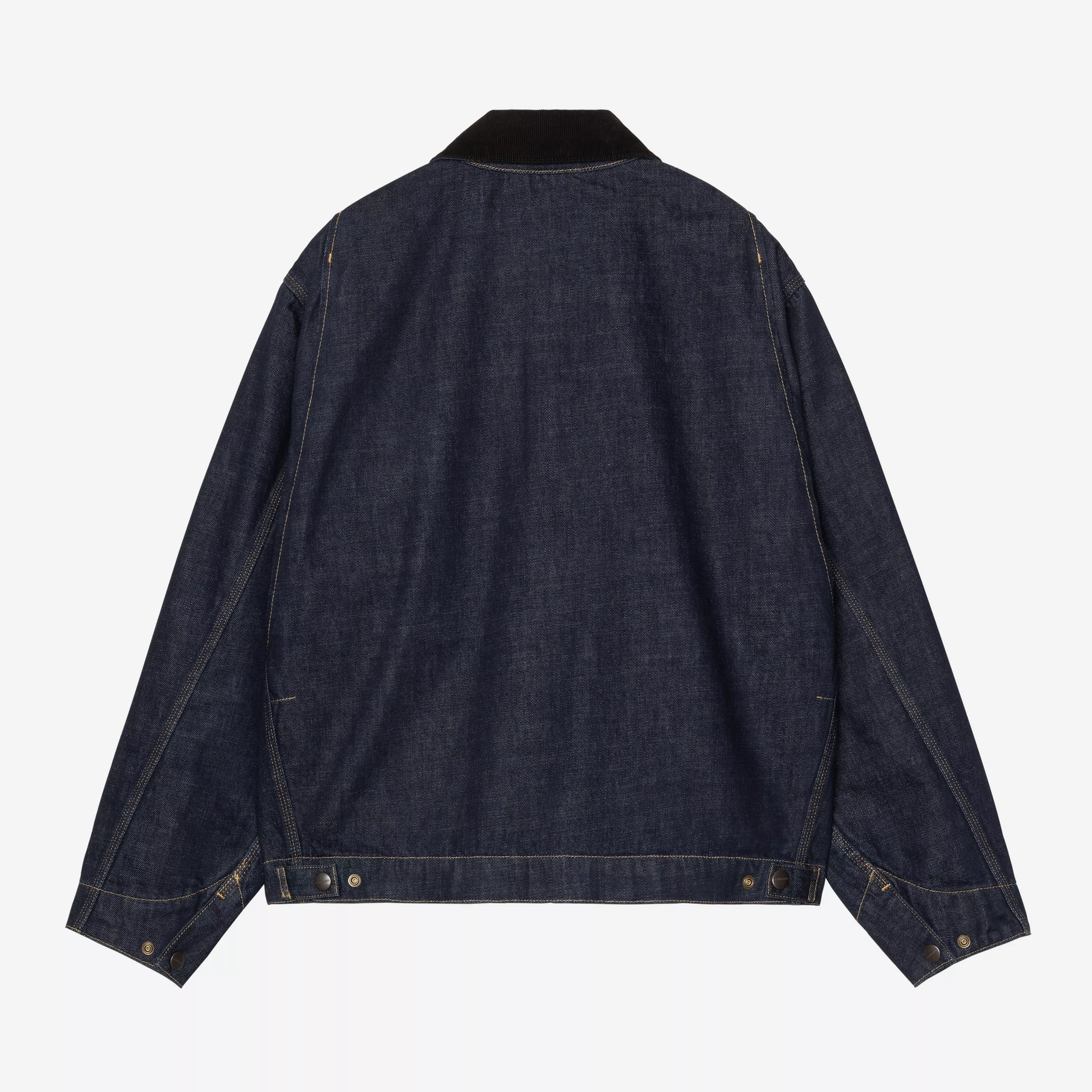 Carhartt WIP OG Detroit Jacket (Winter) - Smith Denim Blue/Black Rinsed