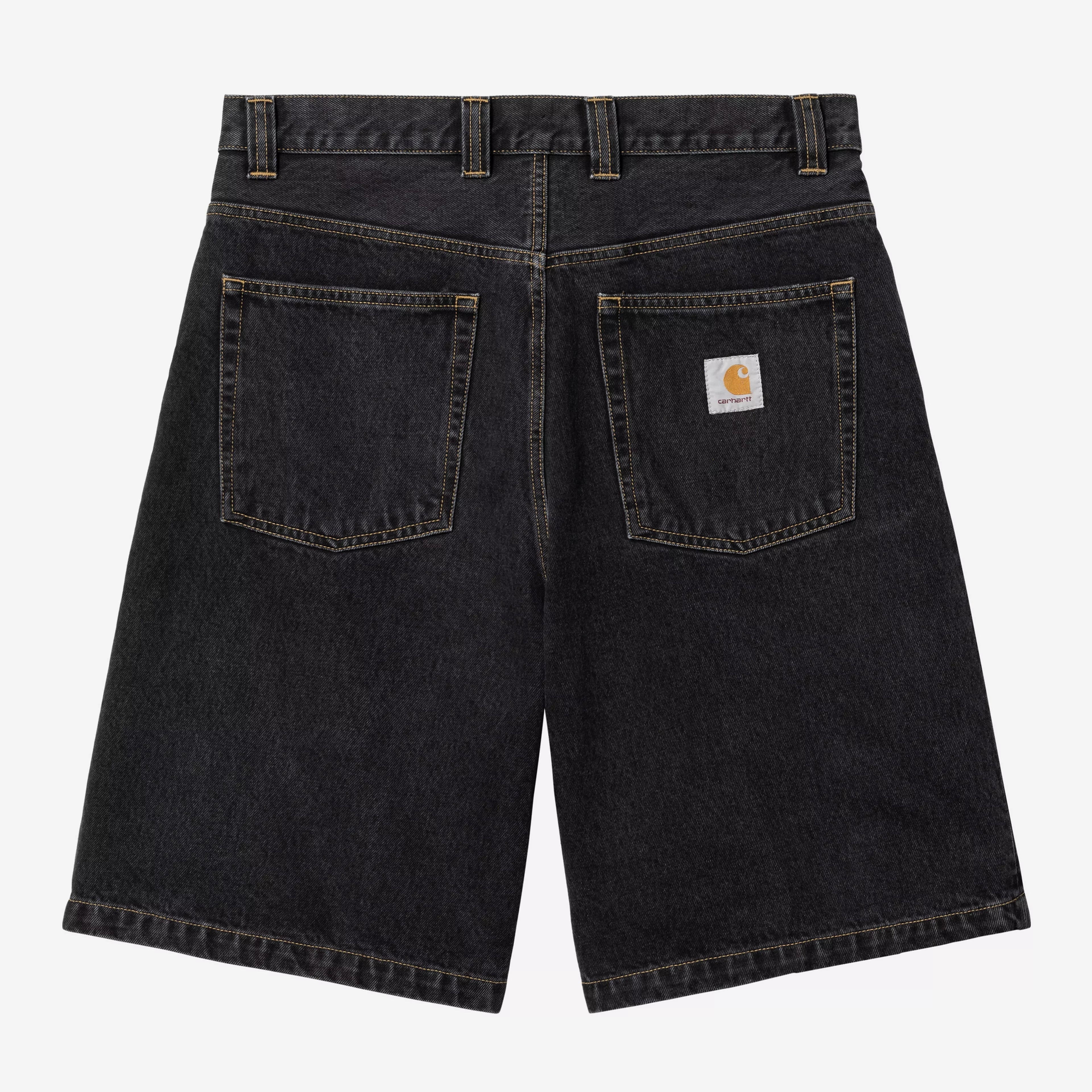 Carhartt WIP Brandon Short - Black Stone Washed