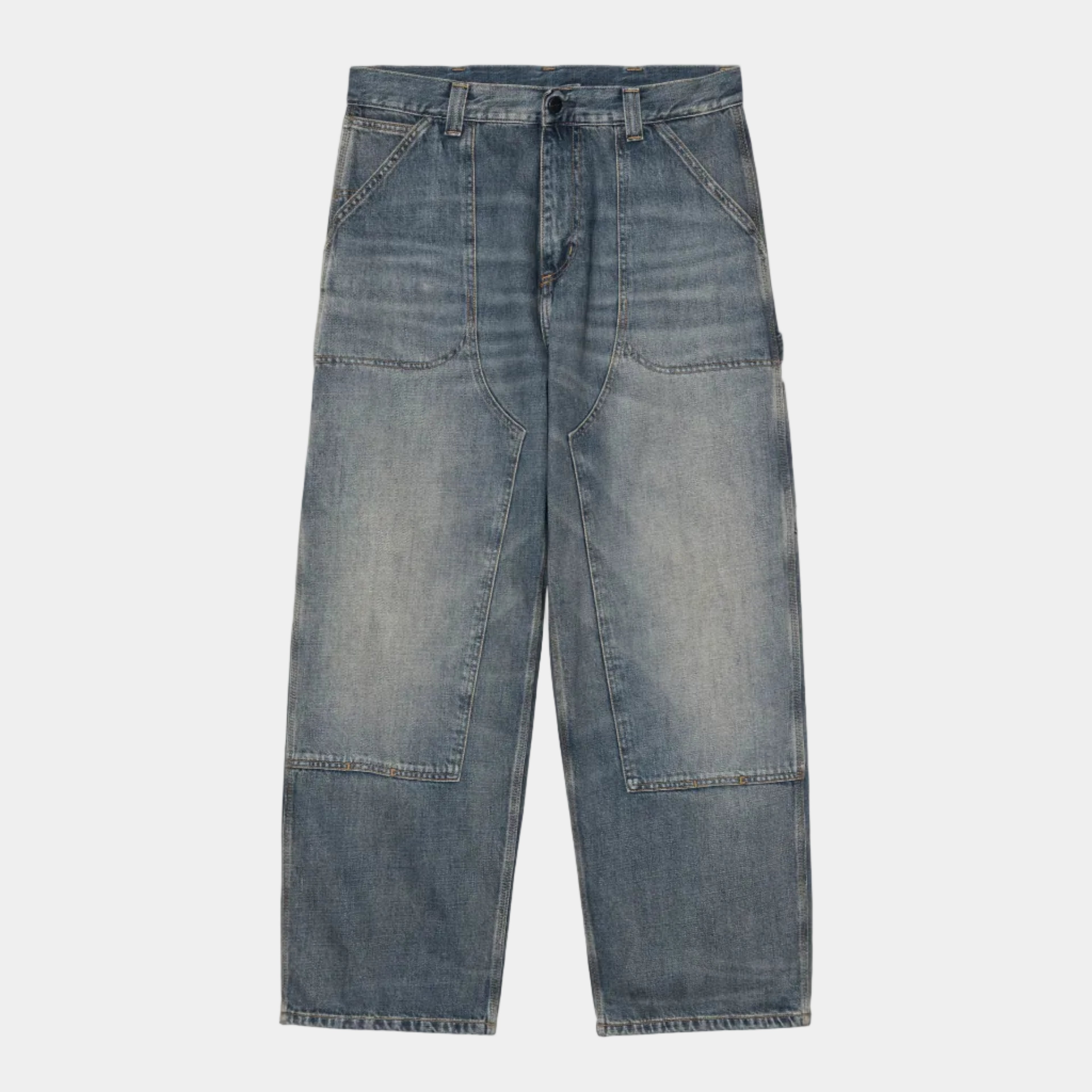 Carhartt WIP Oakland Pant - Blue Worn Used