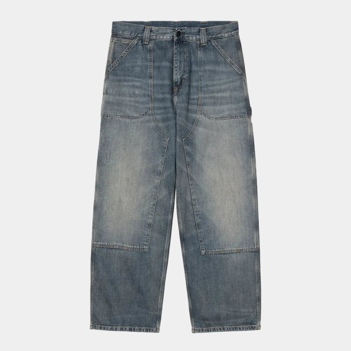 Carhartt WIP Oakland Pant - Blue Worn Used