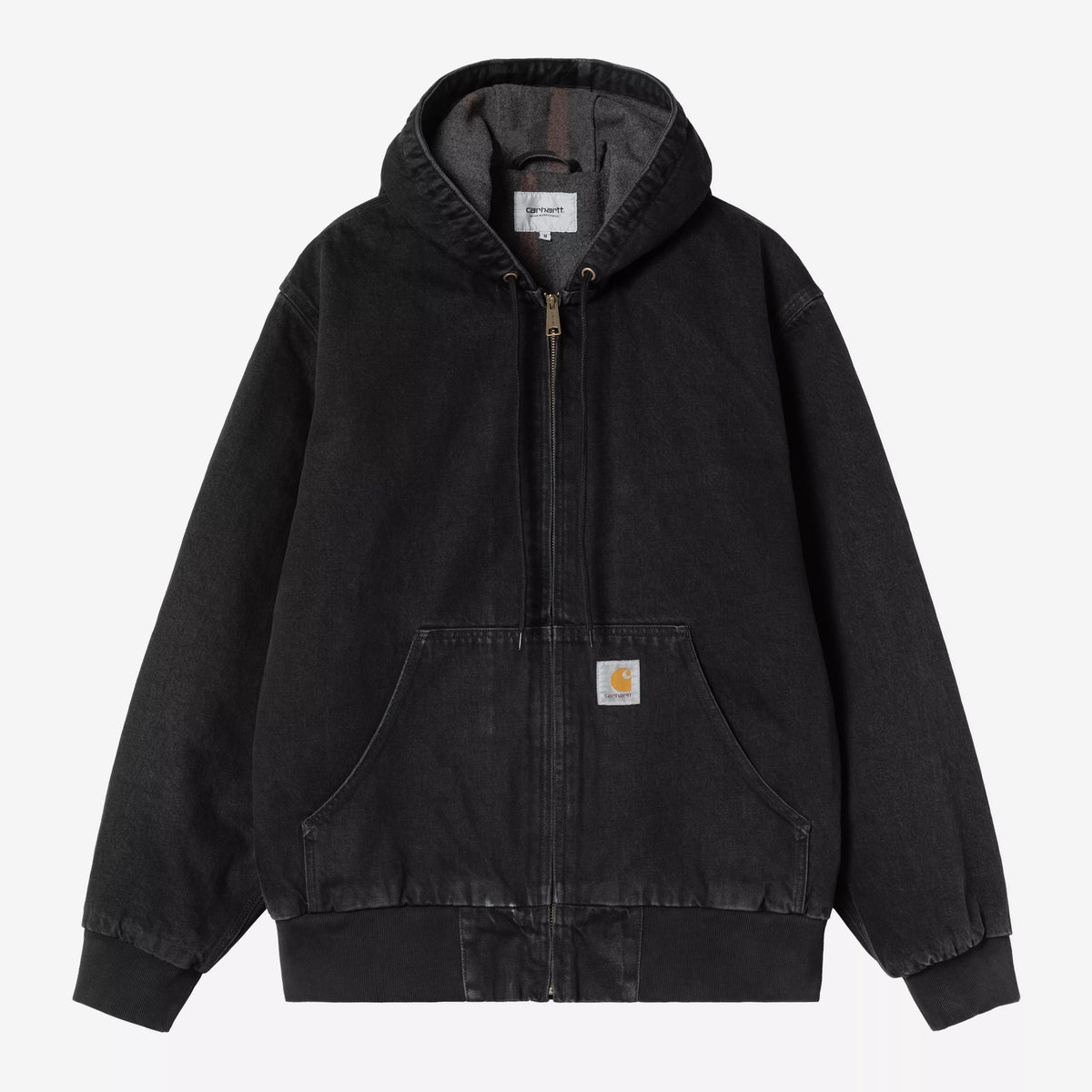 Carhartt WIP OG Active Jacket (Winter) - Smith Denim Black Stone Washed