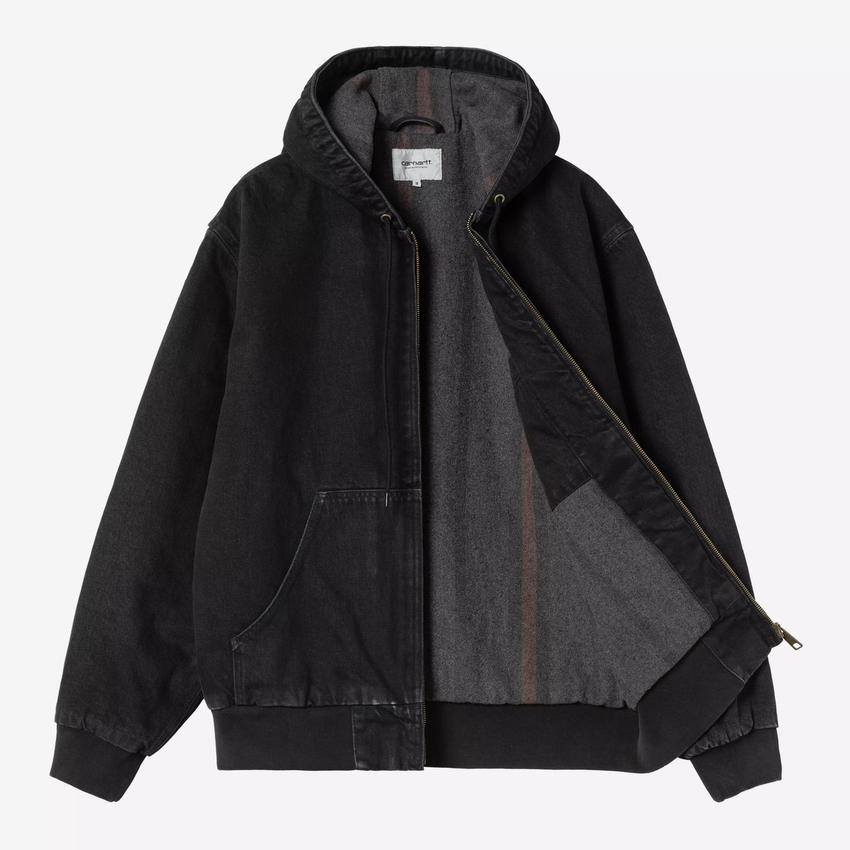 Carhartt WIP OG Active Jacket (Winter) - Smith Denim Black Stone Washed