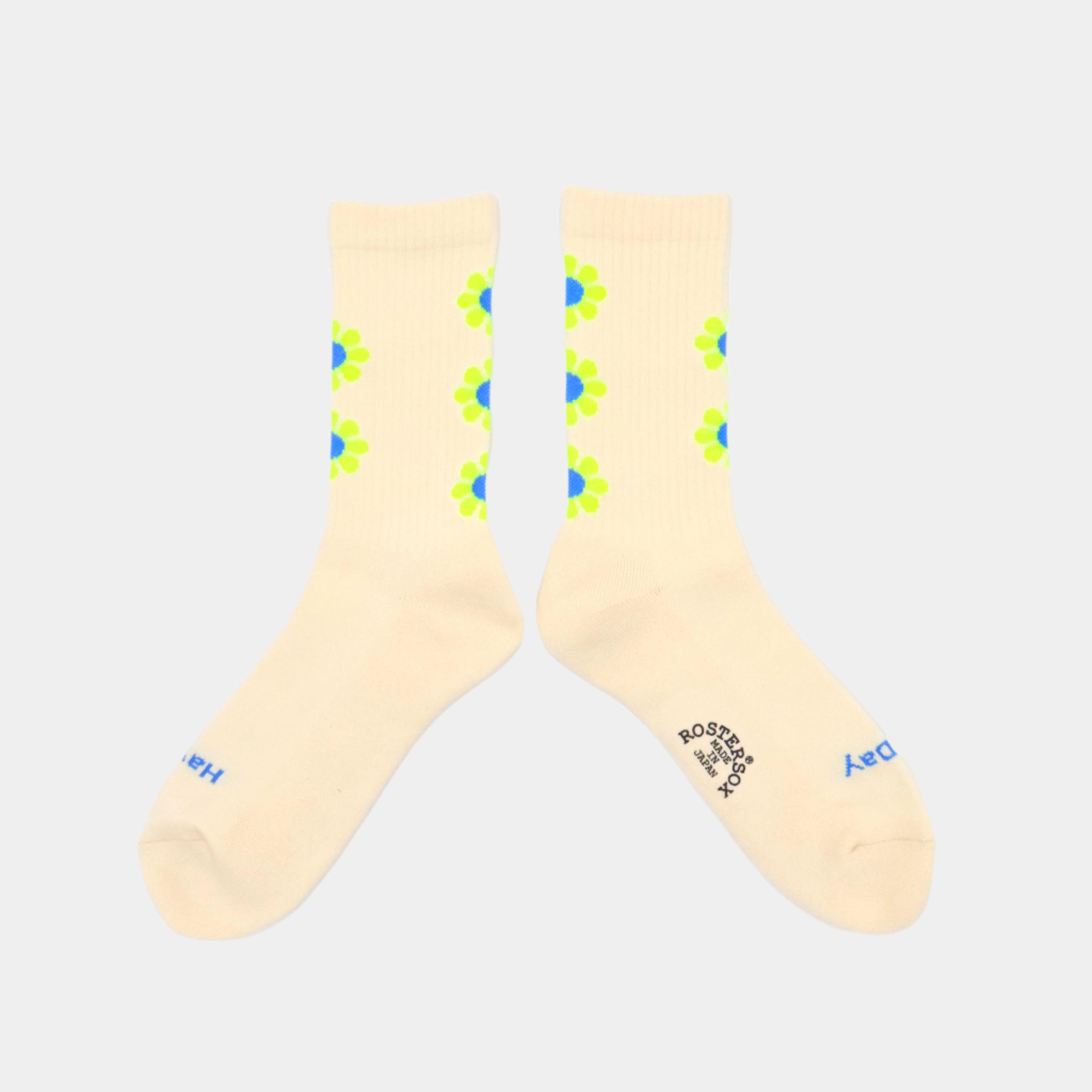 Rostersox Peace Sock - White - Never Never