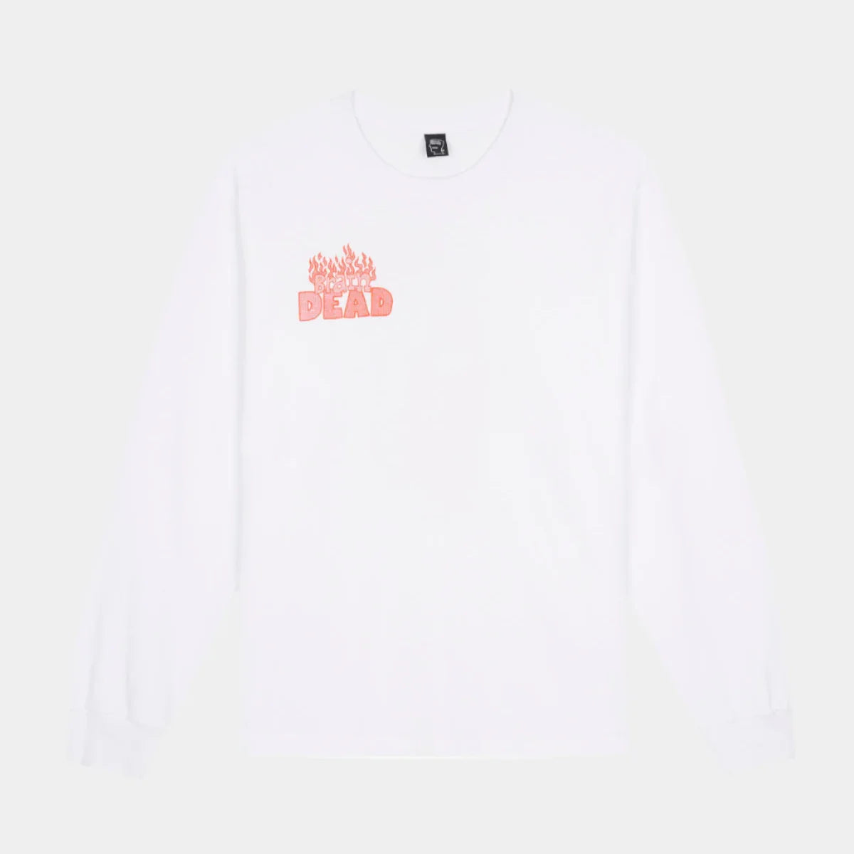 Brain Dead Judgement LS T-Shirt - White