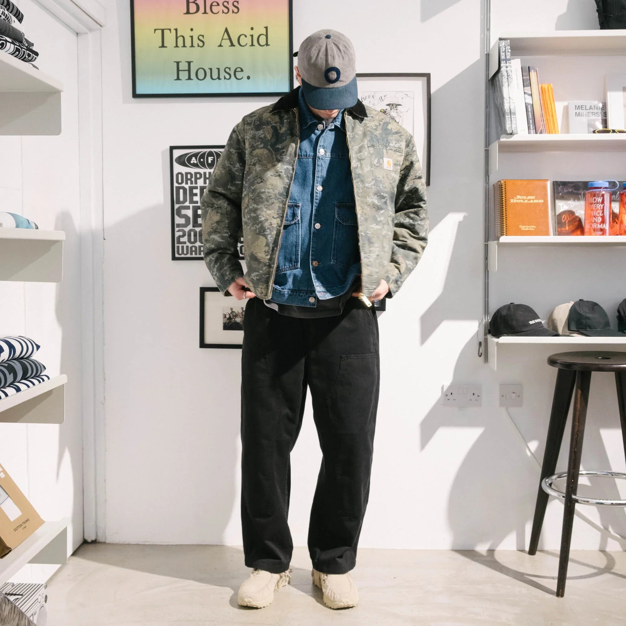 Carhartt WIP OG Detroit Jacket (Winter) - Camo Combi/Green/Black