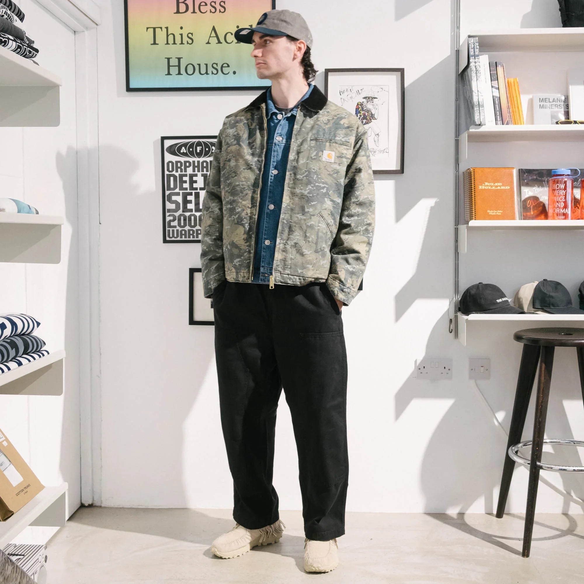 Carhartt WIP OG Detroit Jacket (Winter) - Camo Combi/Green/Black