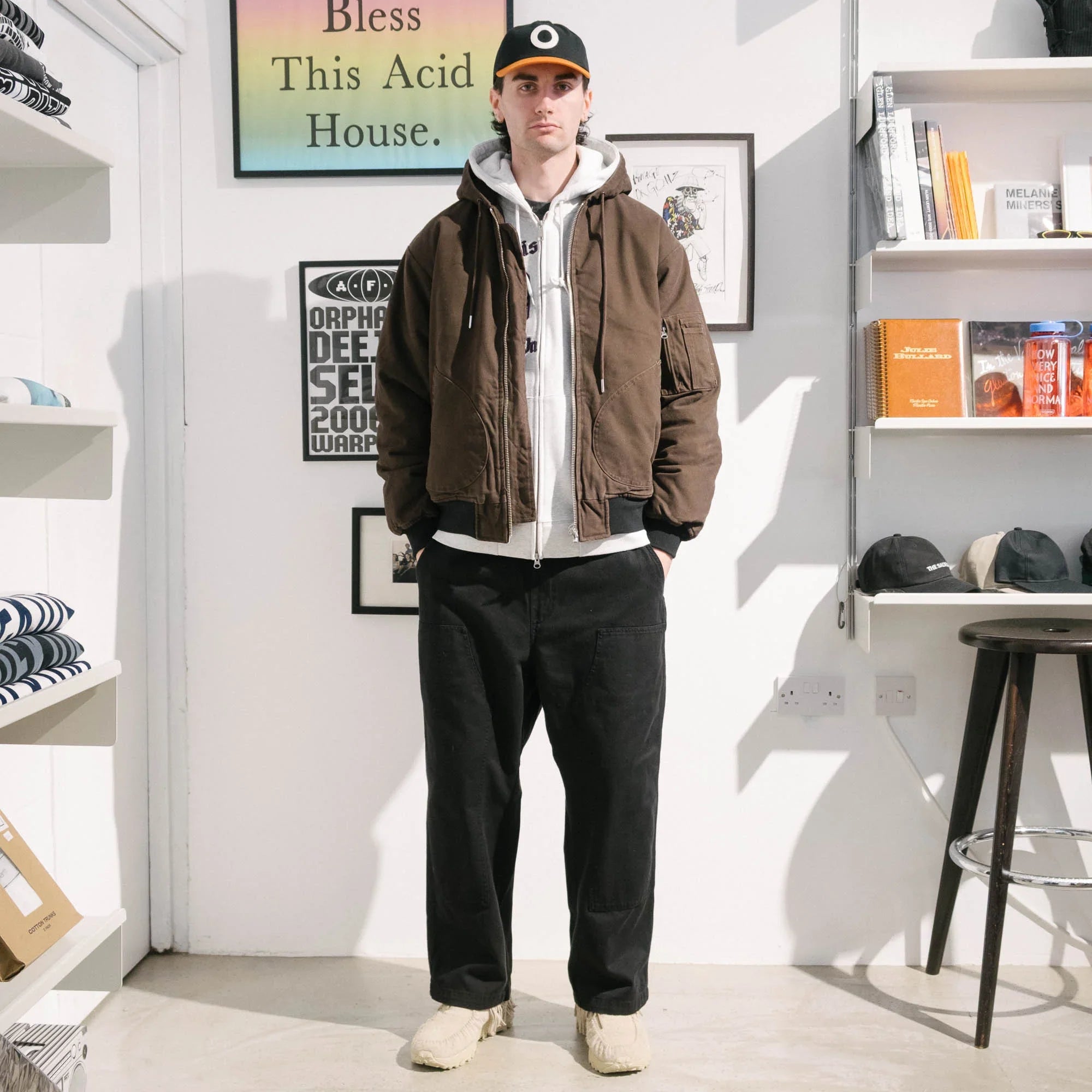 Pop Trading Company Hooded Flight Jacket - Delicioso
