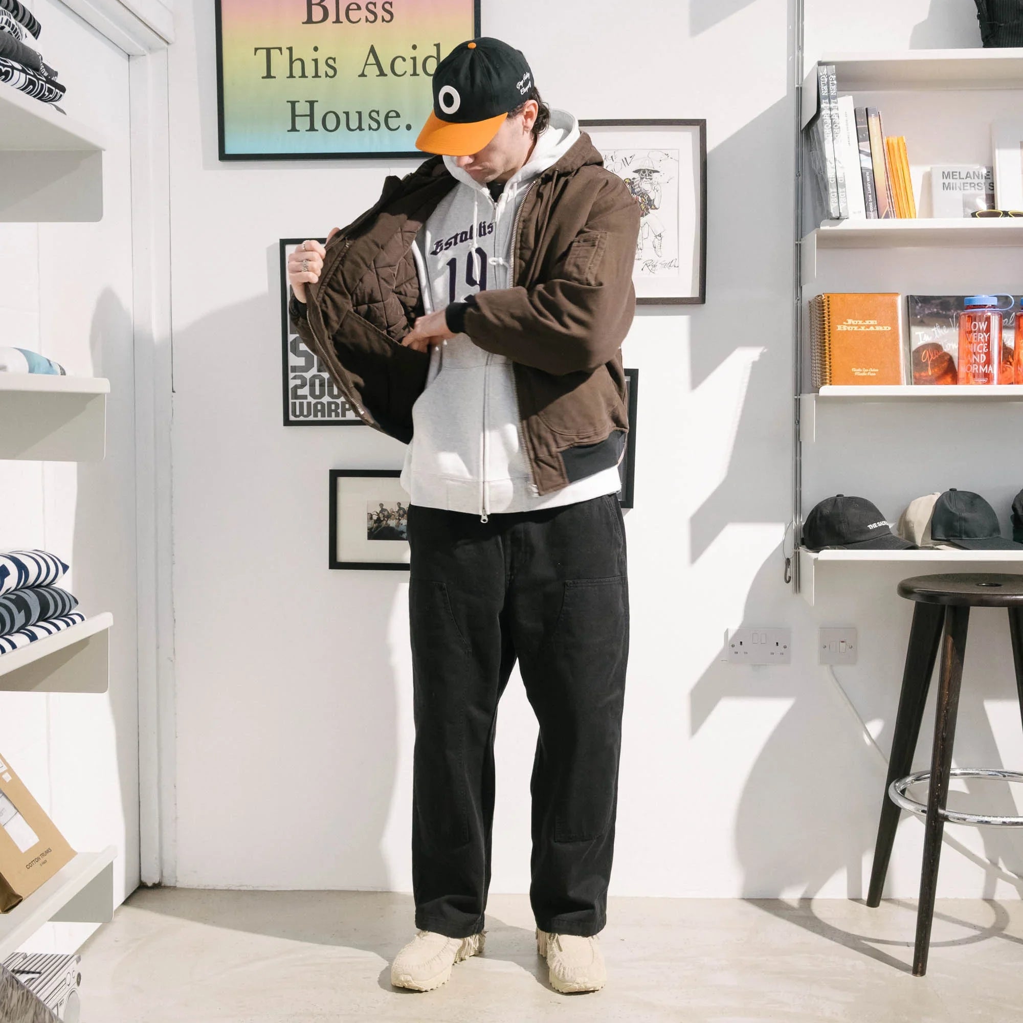 Pop Trading Company Hooded Flight Jacket - Delicioso
