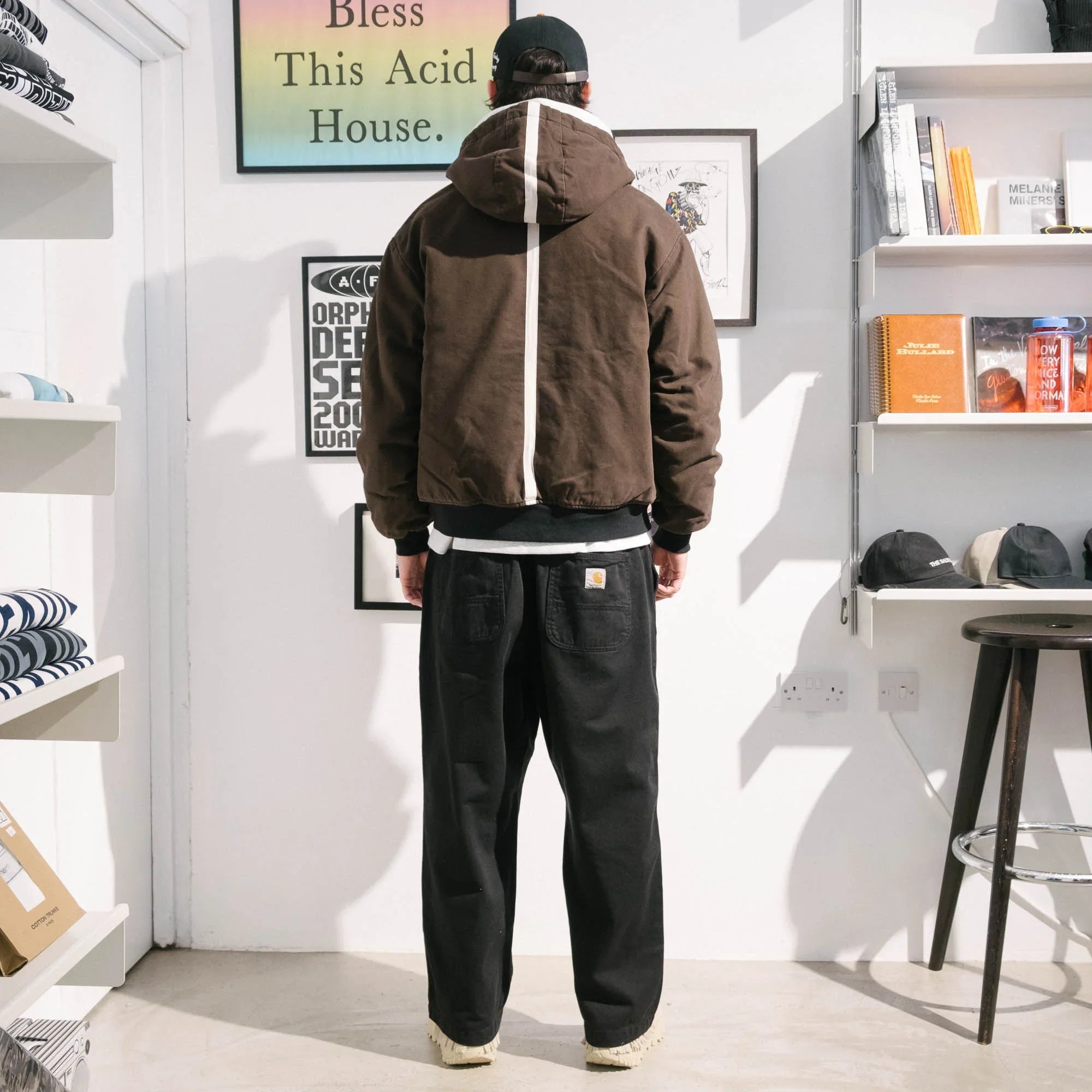 Pop Trading Company Hooded Flight Jacket - Delicioso