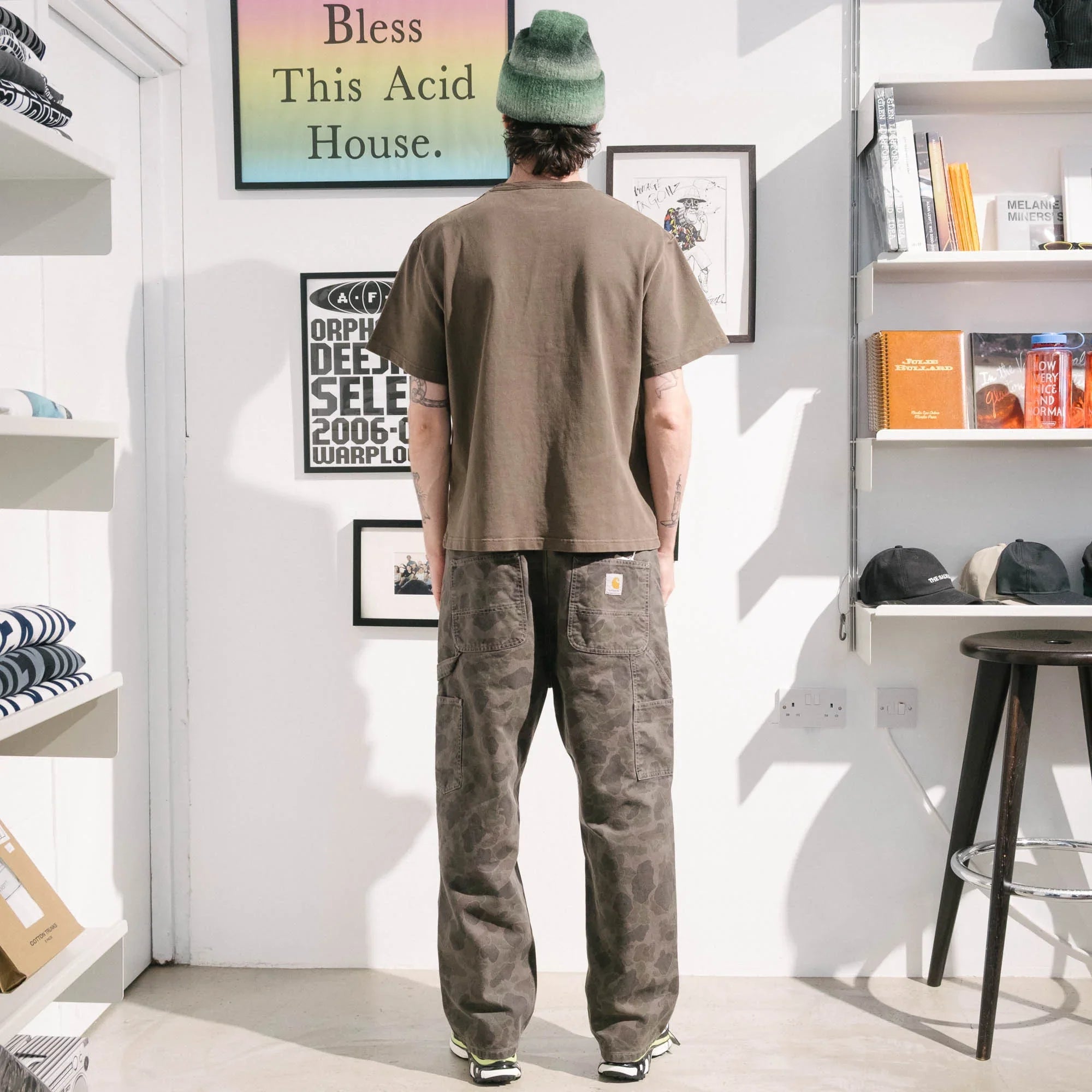 Carhartt WIP Duck Single Knee Pant - Green/Porphyry