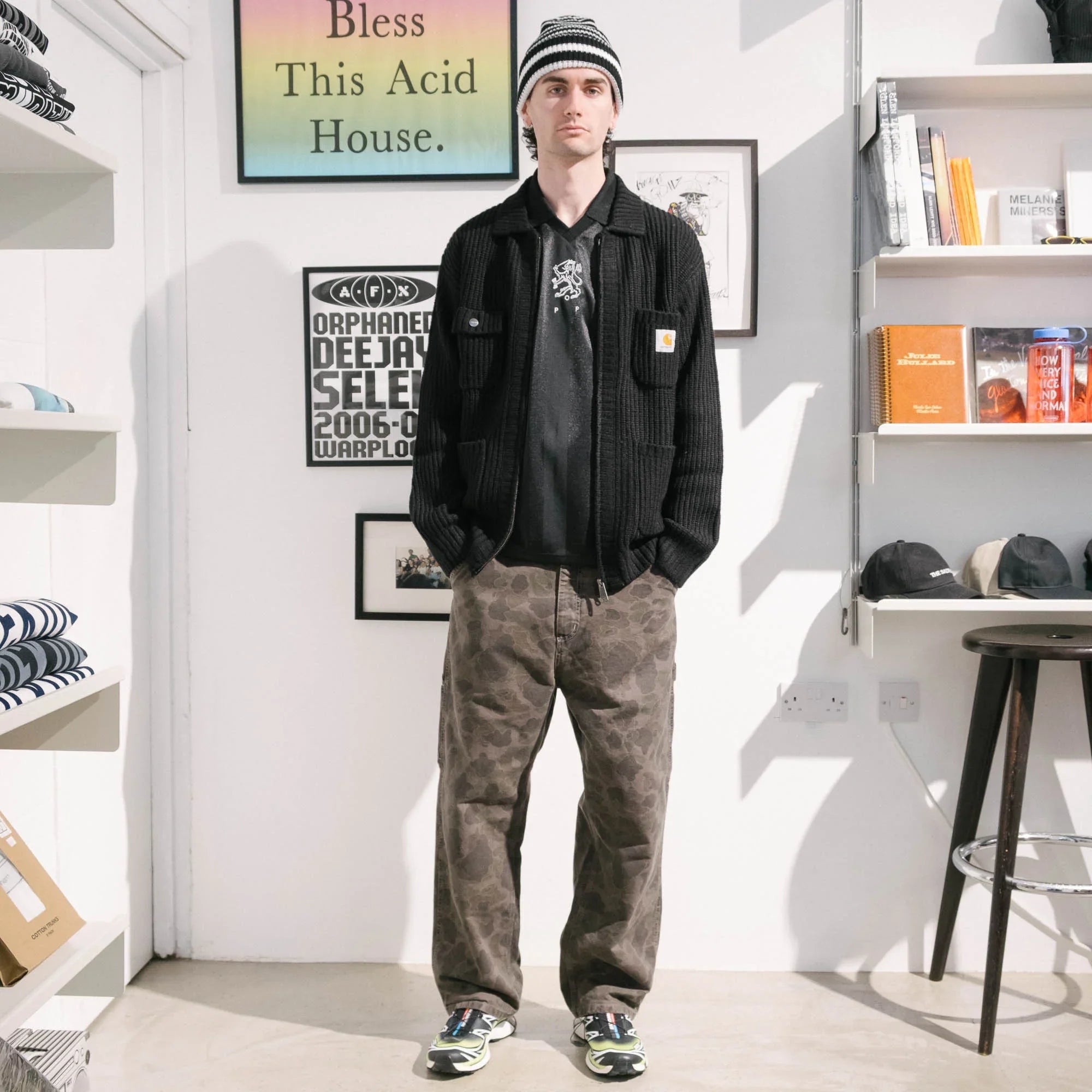 Carhartt WIP Chore Knit Jacket - Black
