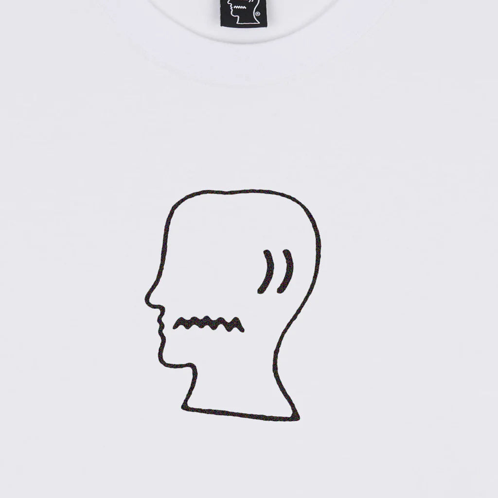 Brain Dead Logo Head T-Shirt - White
