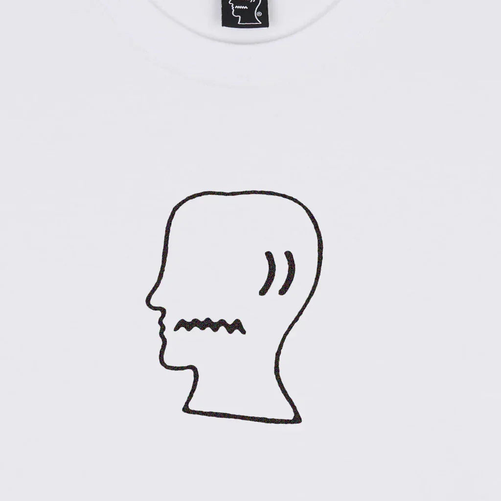 Brain Dead Logo Head T-Shirt - White