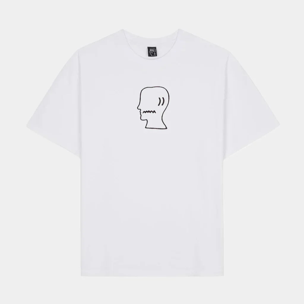 Brain Dead Logo Head T-Shirt - White