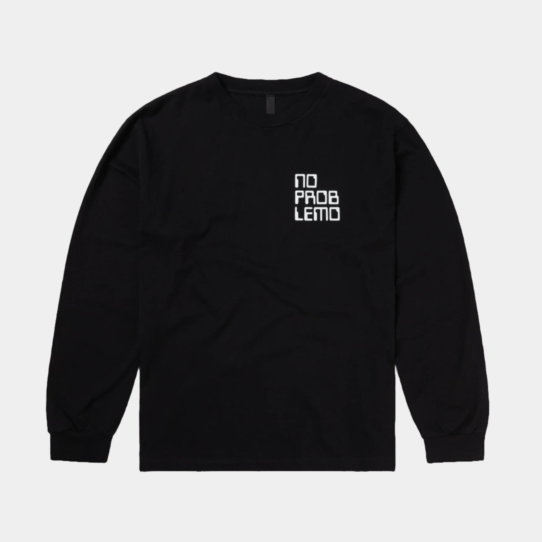 No Problemo Universal Friendship LS Tee - Black