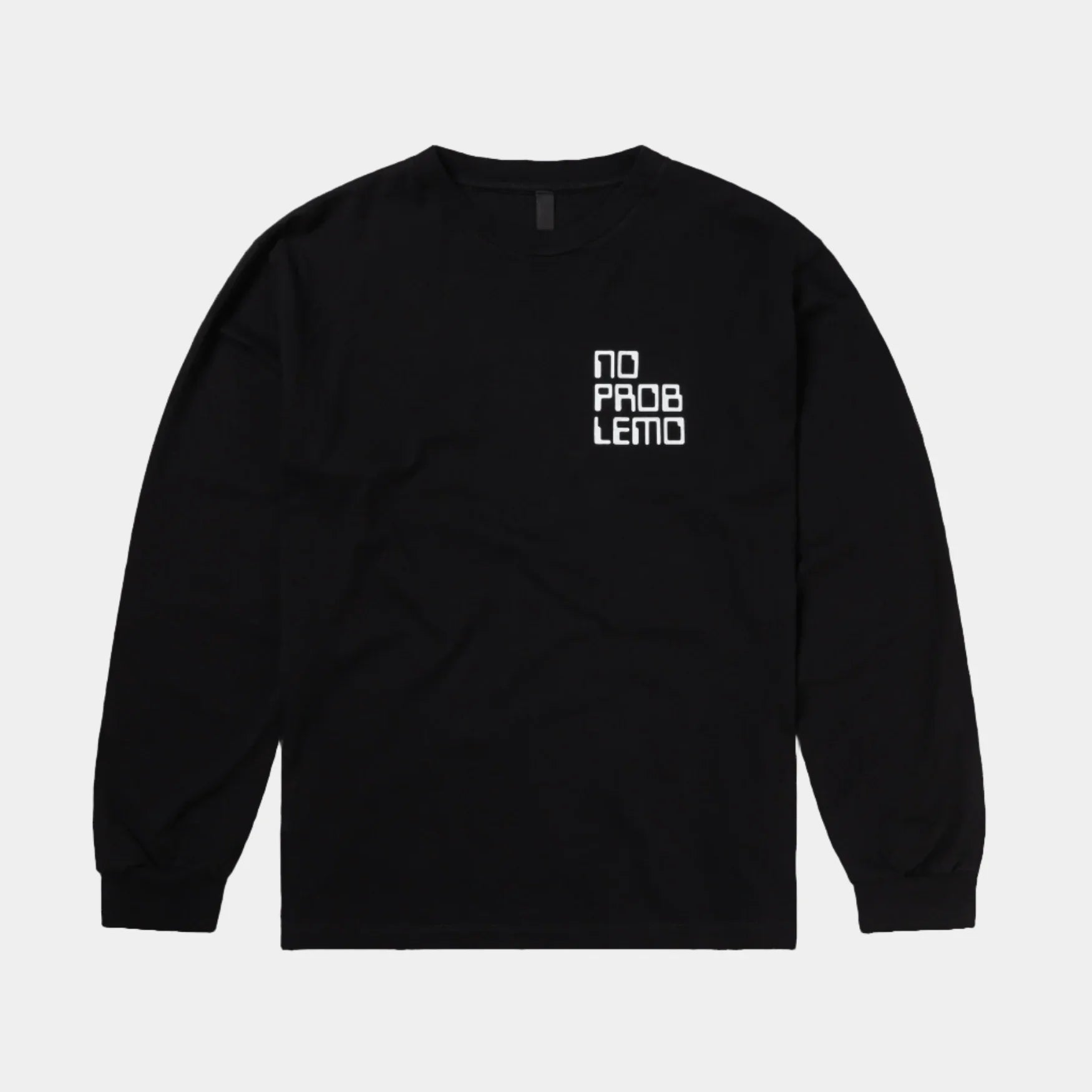 No Problemo Universal Friendship LS Tee - Black