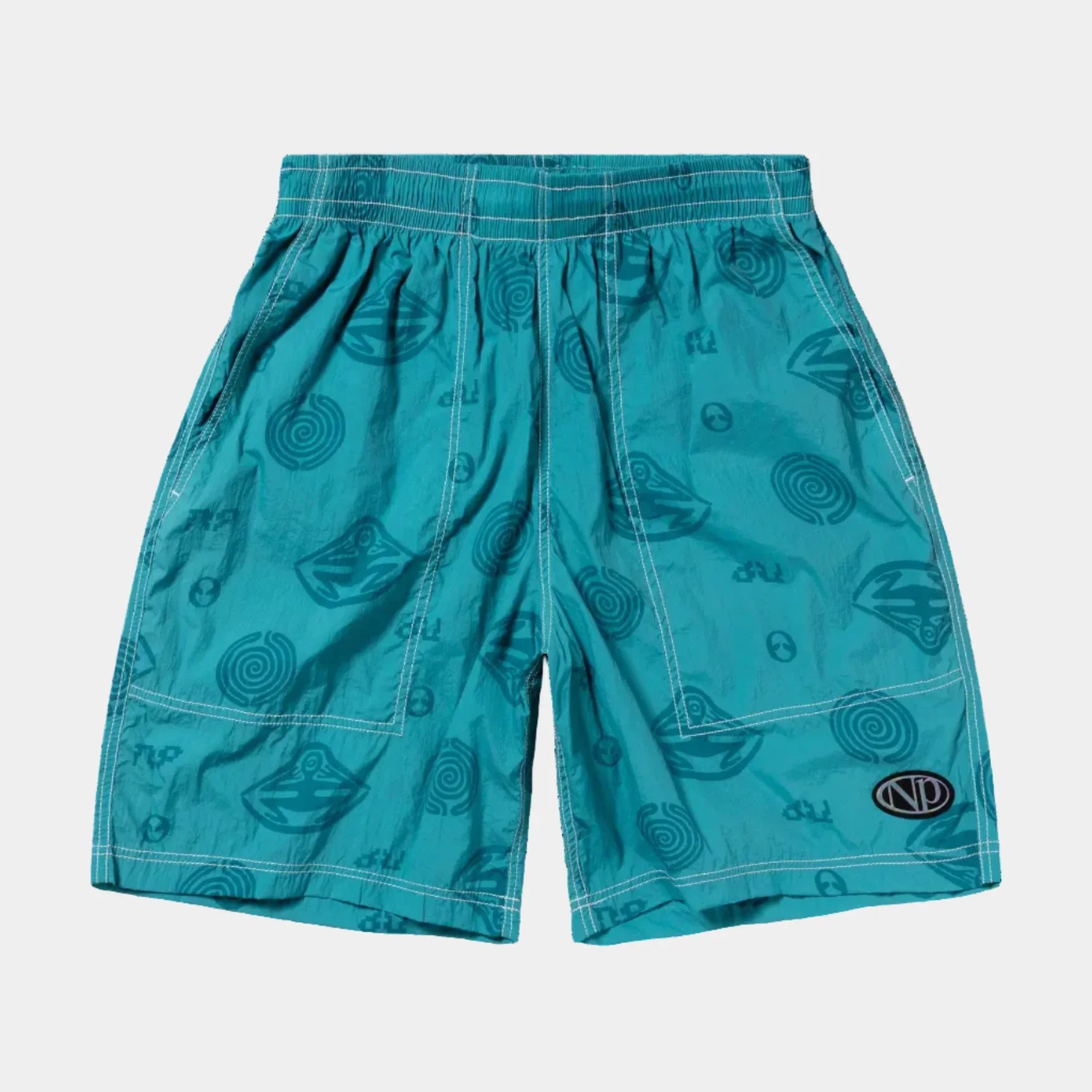 No Problemo Space Travel Shorts - Aqua - Never Never
