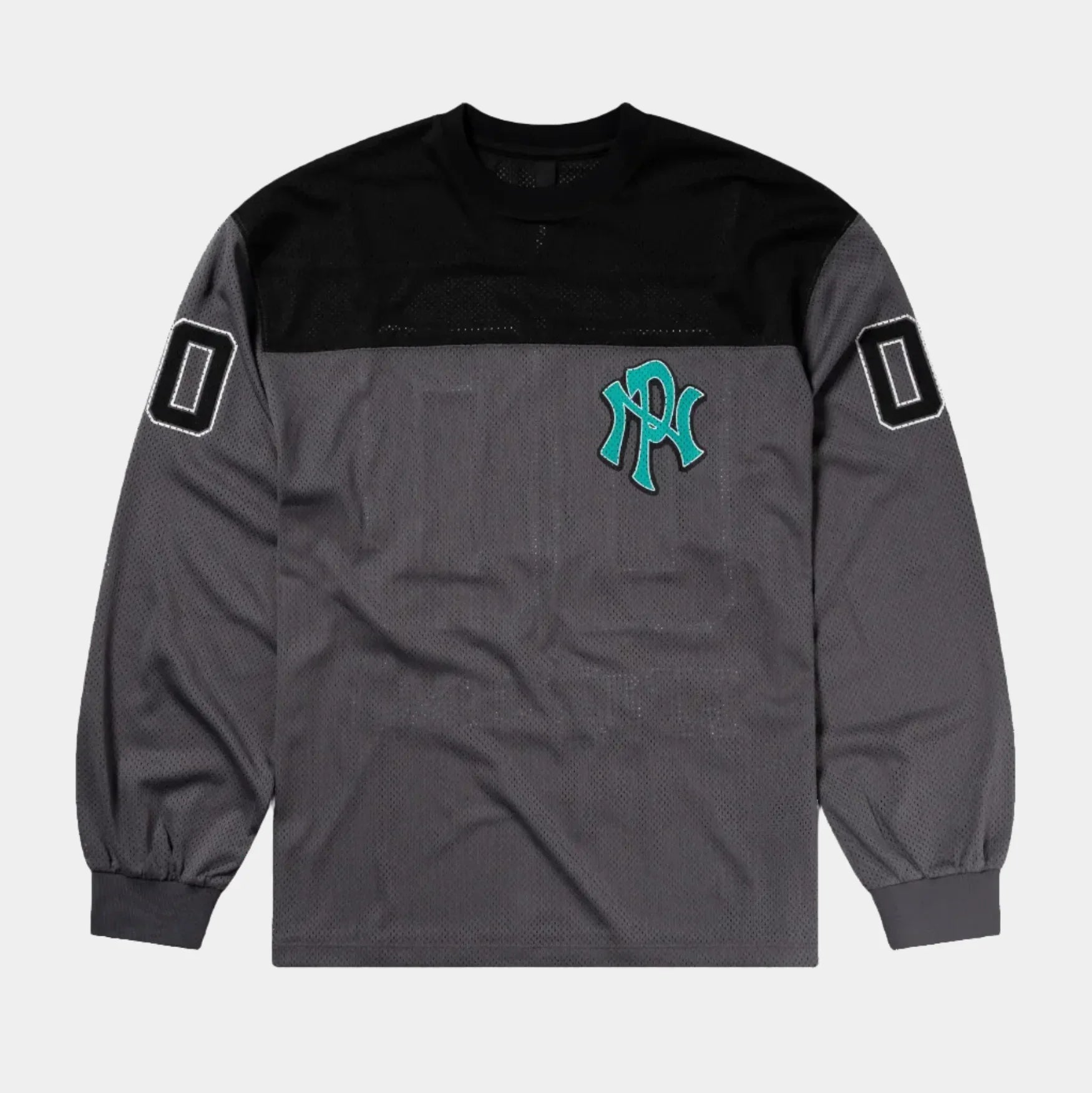 No Problemo NYP Sports Poly LS Jersey - Charcoal - Never Never