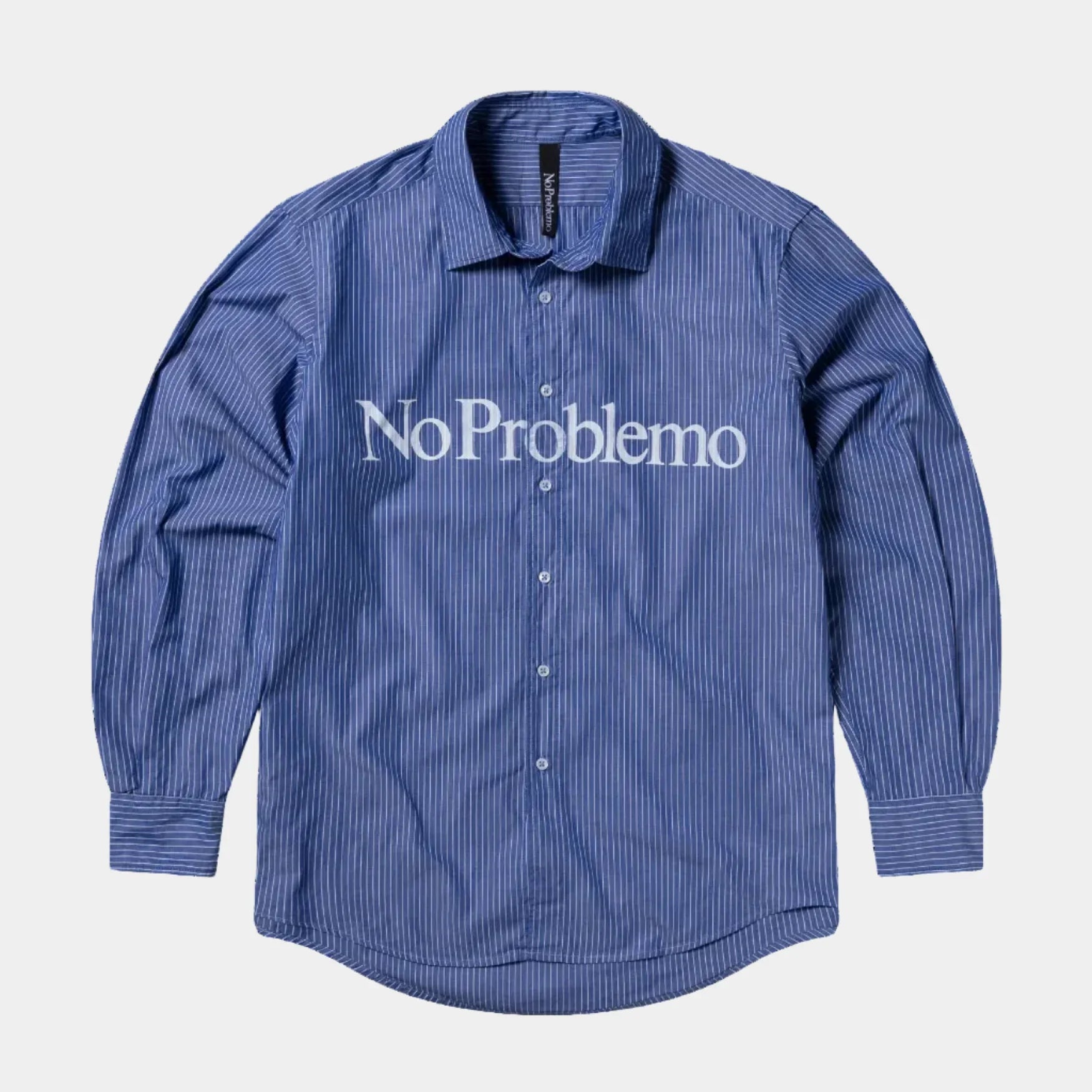 No Problemo LS Poplin Shirt - Navy - Never Never