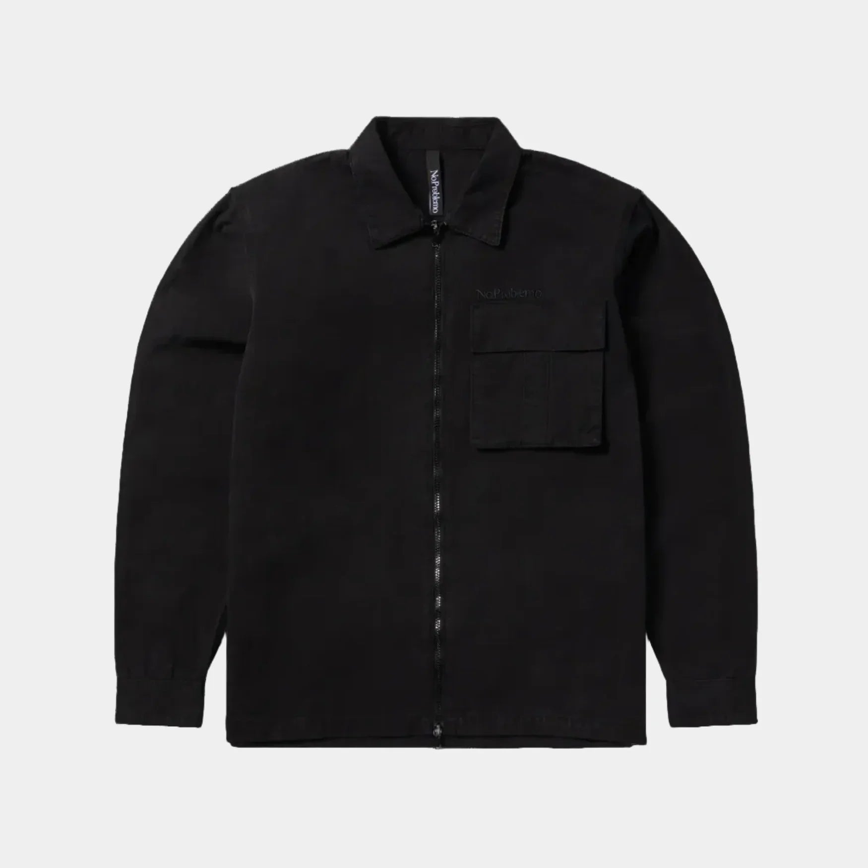 No Problemo Mini Problemo Ripstop Cargo Shirt - Black - Never Never